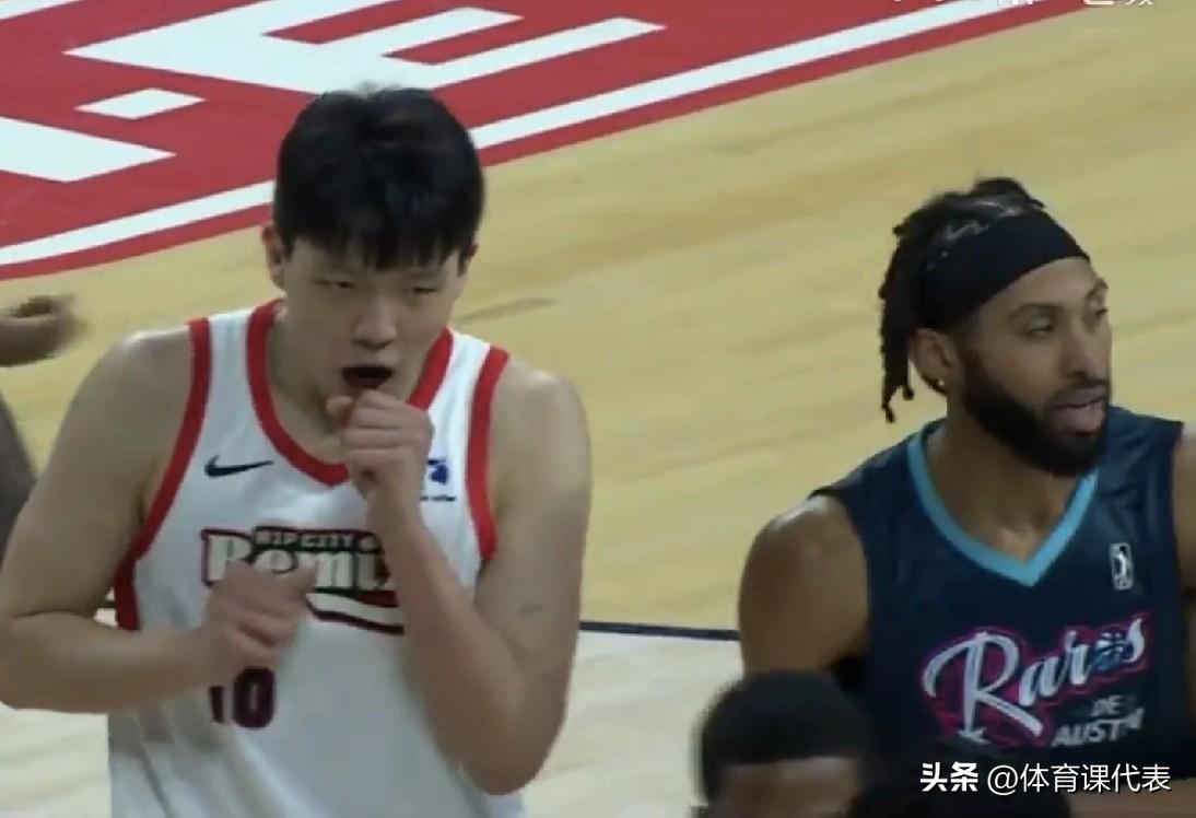 NBA发展联盟，杨瀚森首节4分3篮板1失误，混音客场领先马刺2分！北京时间202