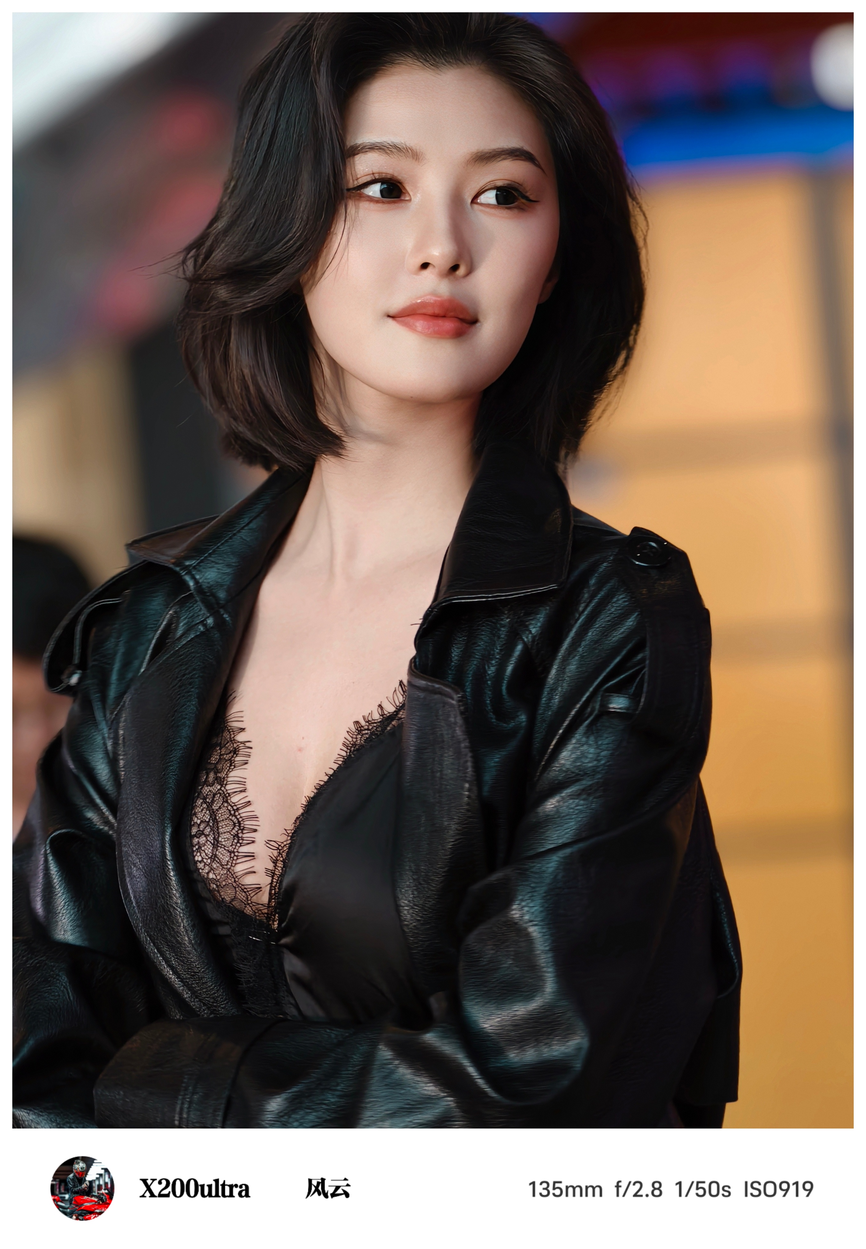 车模程儿真的美!风云用vivo X200 Ultra拍的这张人像真的绝了！135