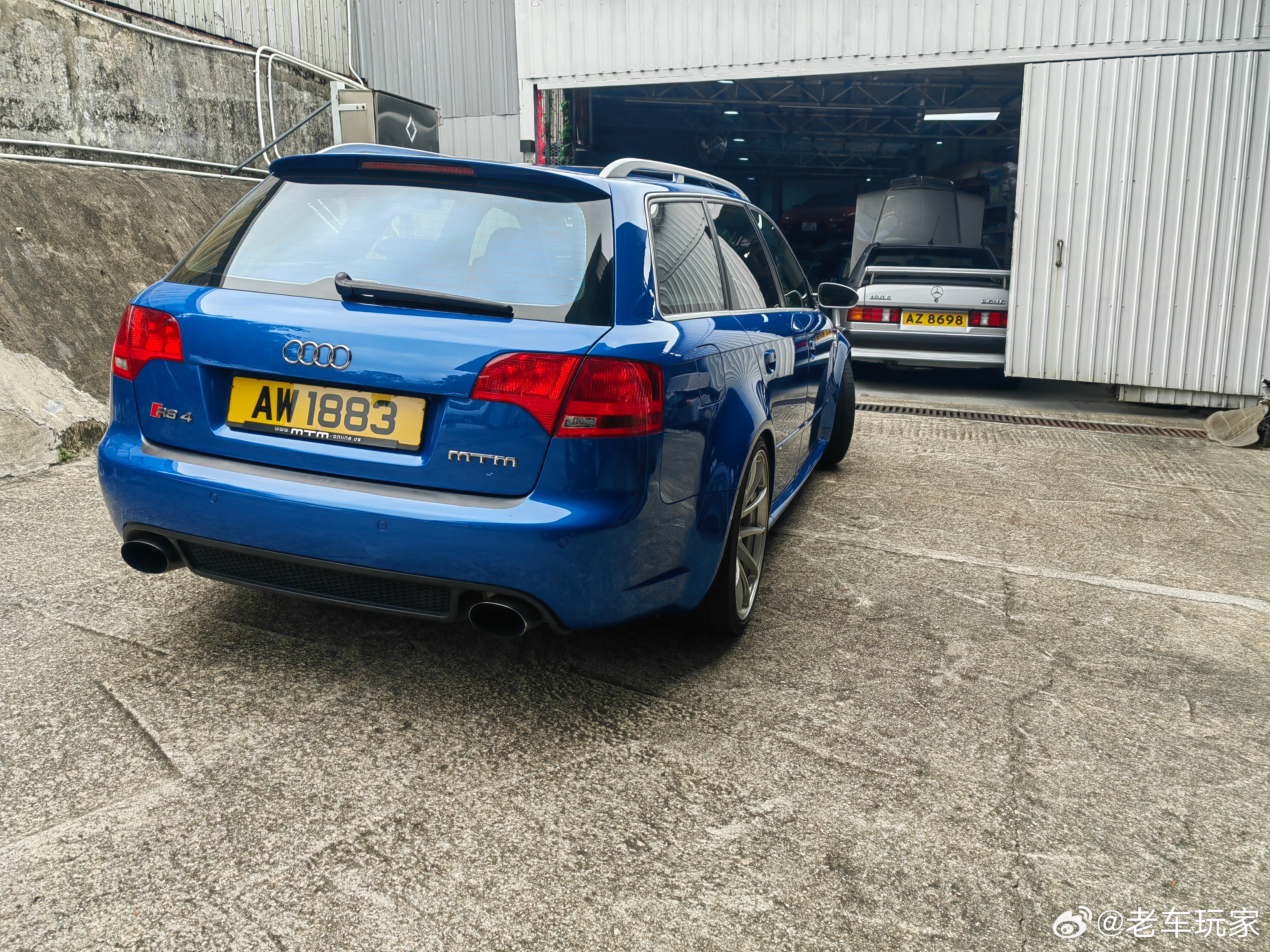 今天 SMD，从前在深圳服修的奥迪 RS4  也过来参加，非常回味这部车的驾控、