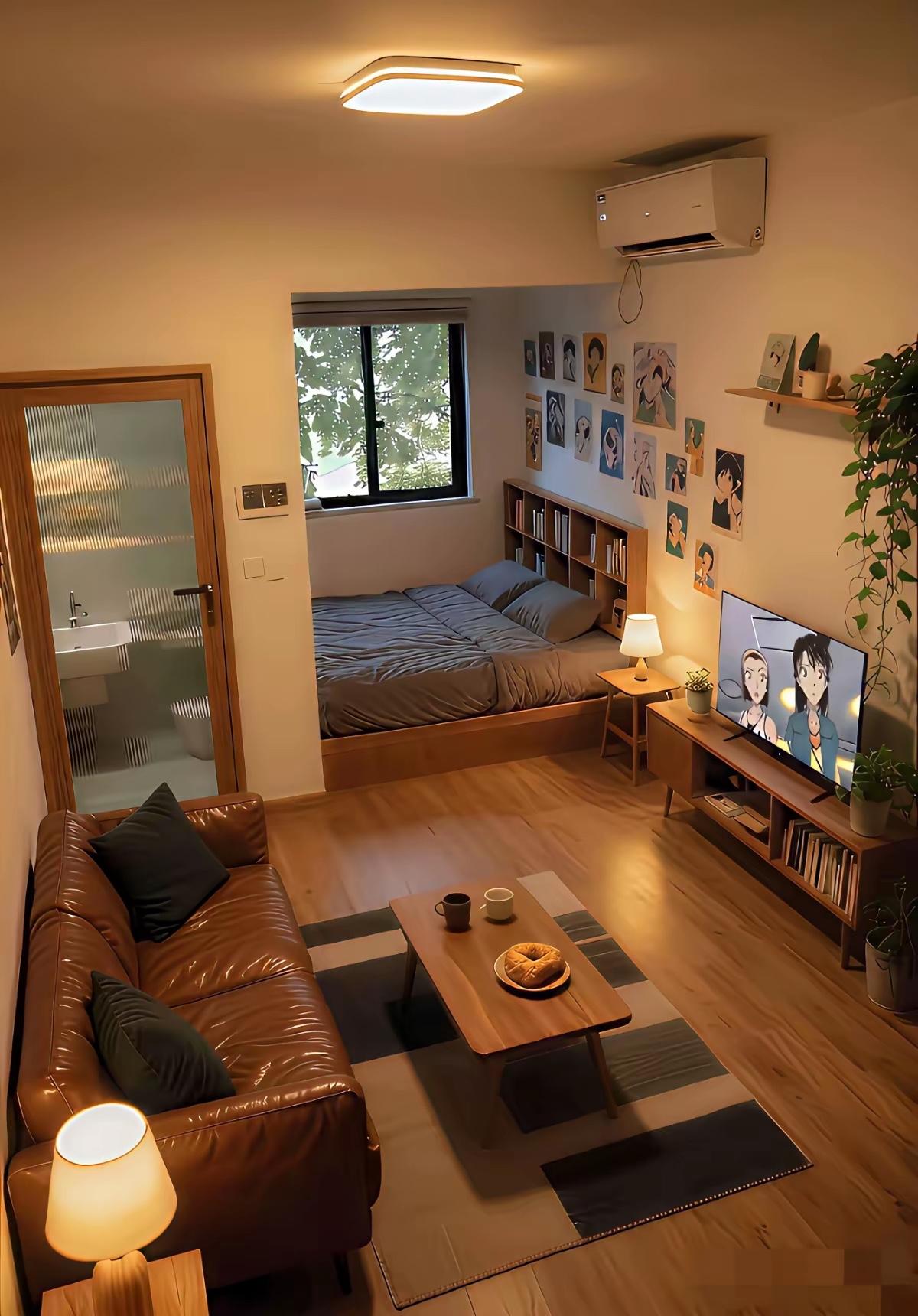 图中这样一个房子
一个月10万，不能出门
你能待多久