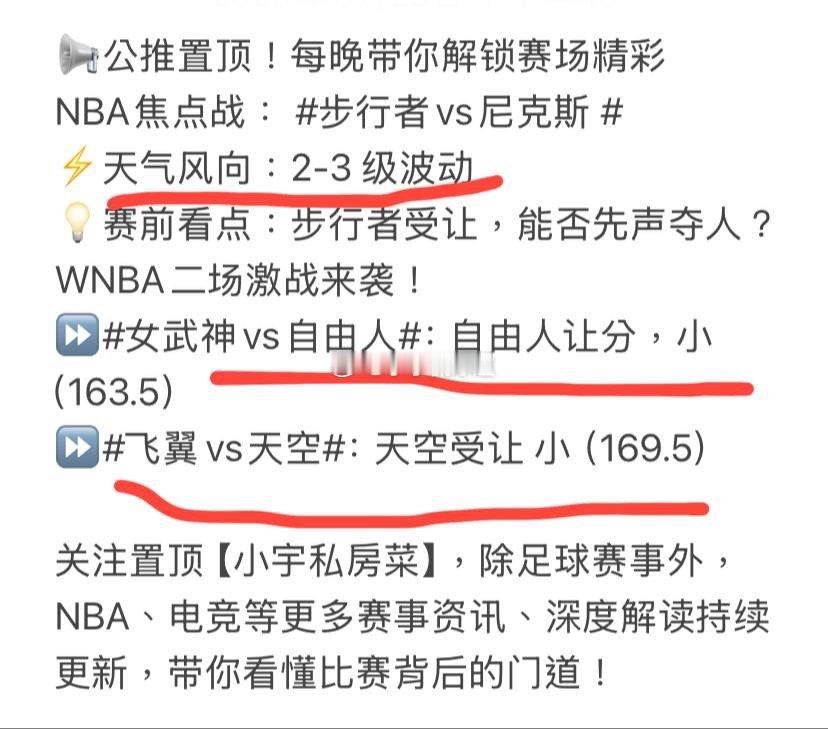 📢公推置顶！每晚带你解锁赛场精彩NBA焦点战：步行者vs尼克斯 ​⚡️天气风向