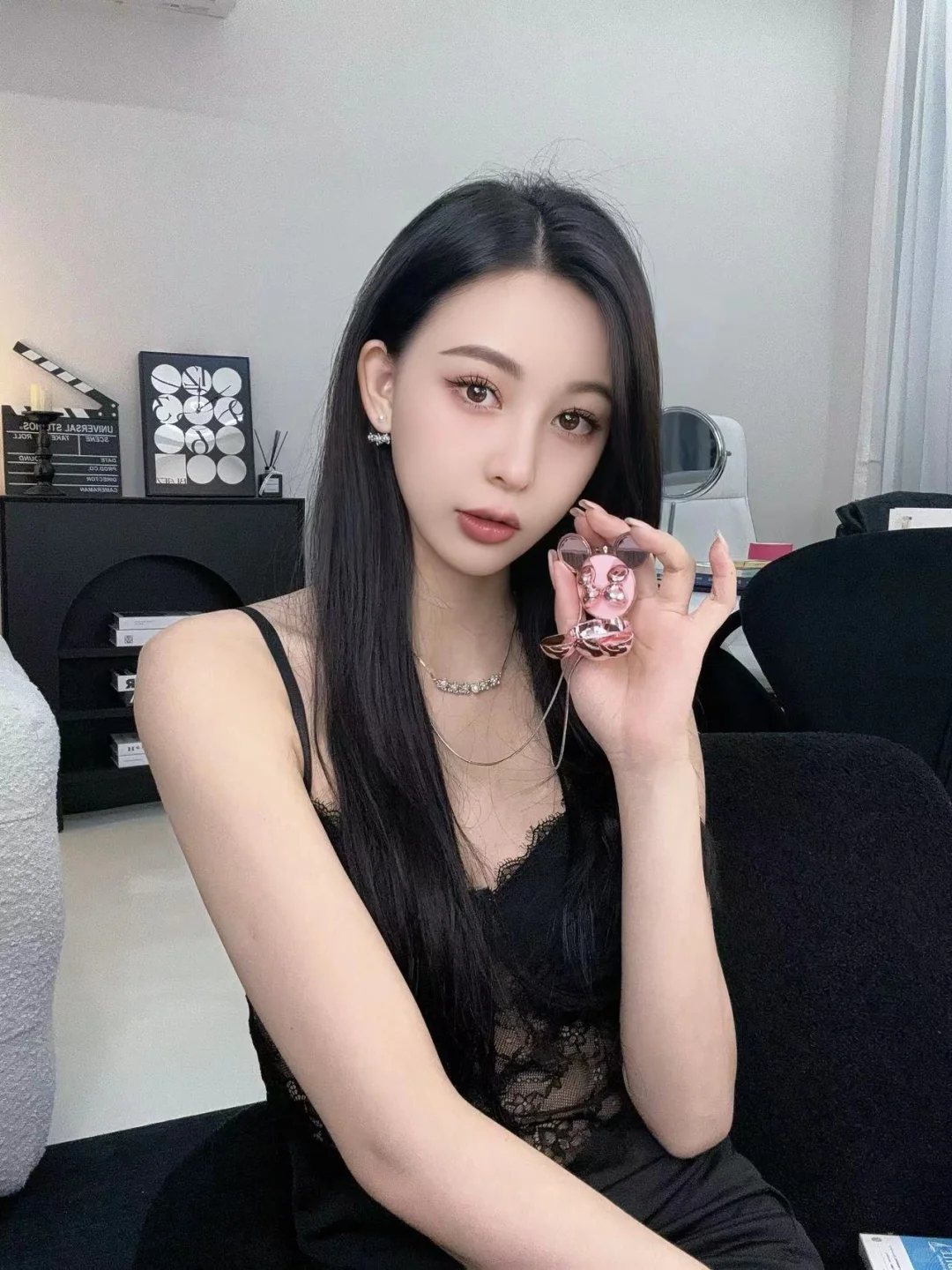 女生对粉色的东西完全没有抵抗..