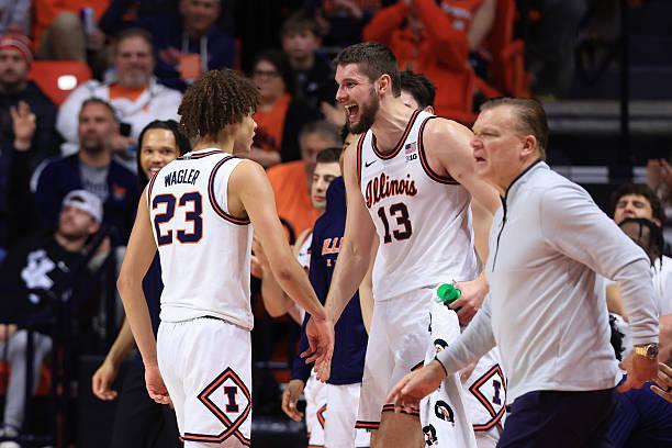 全美第16号种子伊利诺伊大学坐镇主场以81比55战胜了罗格斯大学。本场比赛后，伊