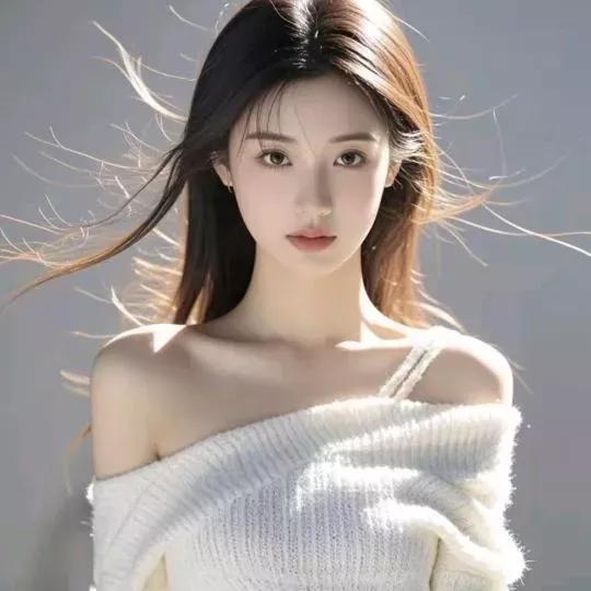 温柔飘逸的少女，风中翩翩起舞。温柔美少女 温柔白裙少女 可爱风少女 少女的灵动感