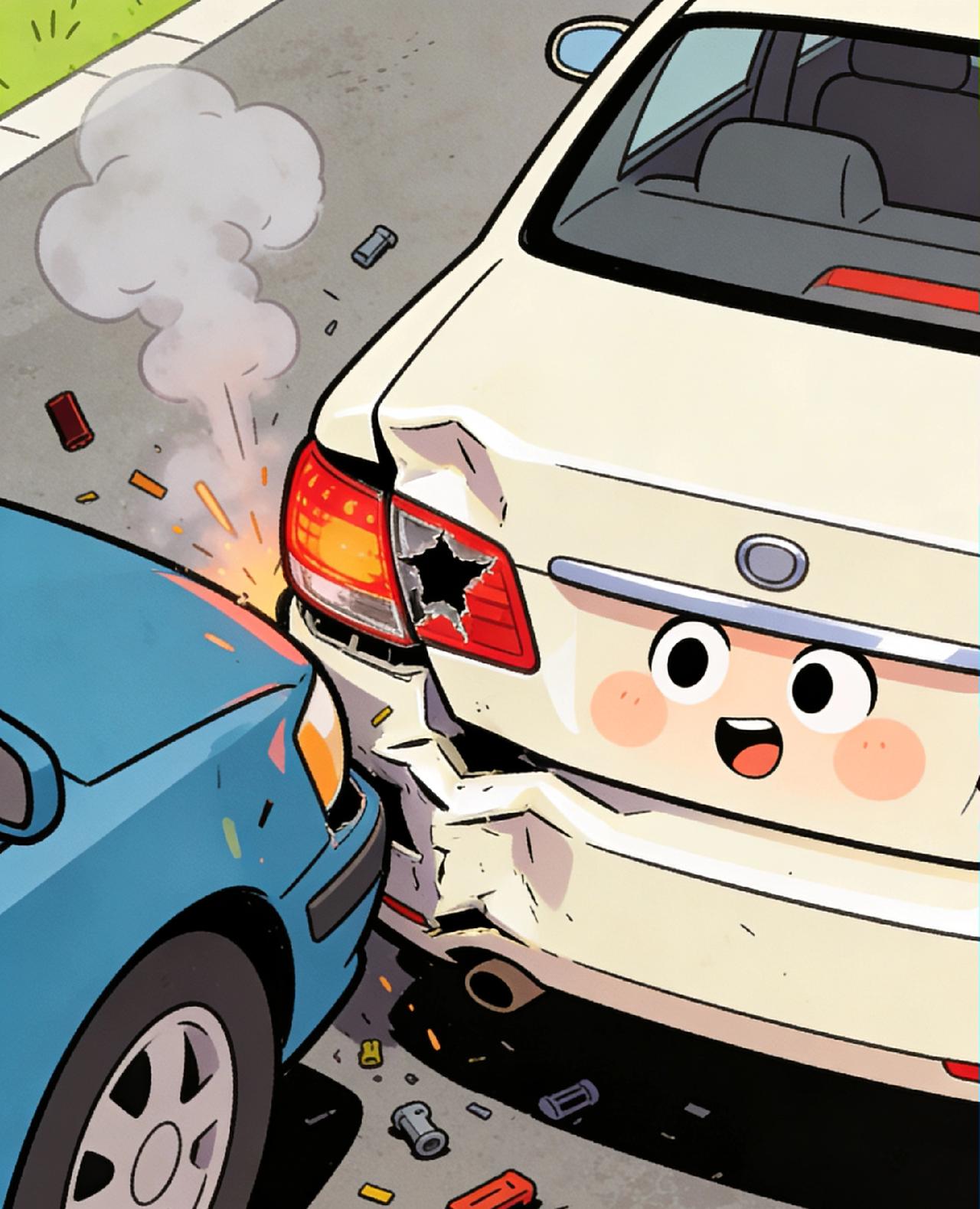 等红灯被追尾才懂：教养，真的跟年龄无关
 
今天跟老公开车正常等红绿灯，好好停在