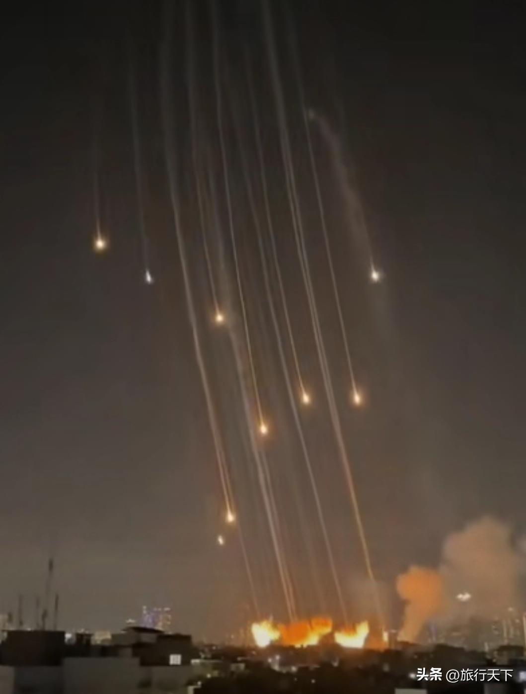以色列机场萨德系统一启动就懵圈了，一下子冒出来一群导弹，到底该拦哪一个呢，以军王