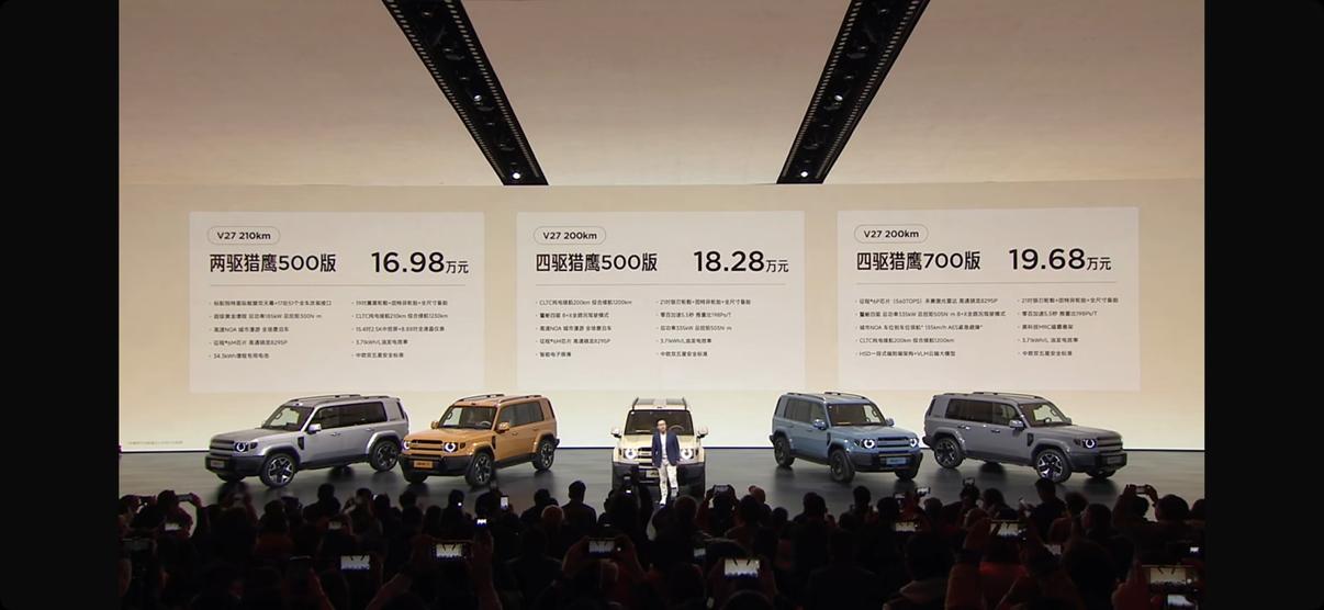 iCar V27 16.98万起售，好看好开的5米方盒子
以Born To Pl