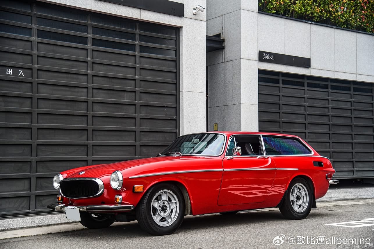 台湾老车1973年VOLVO 1800 ES 它僅僅量產一年（1972-1973
