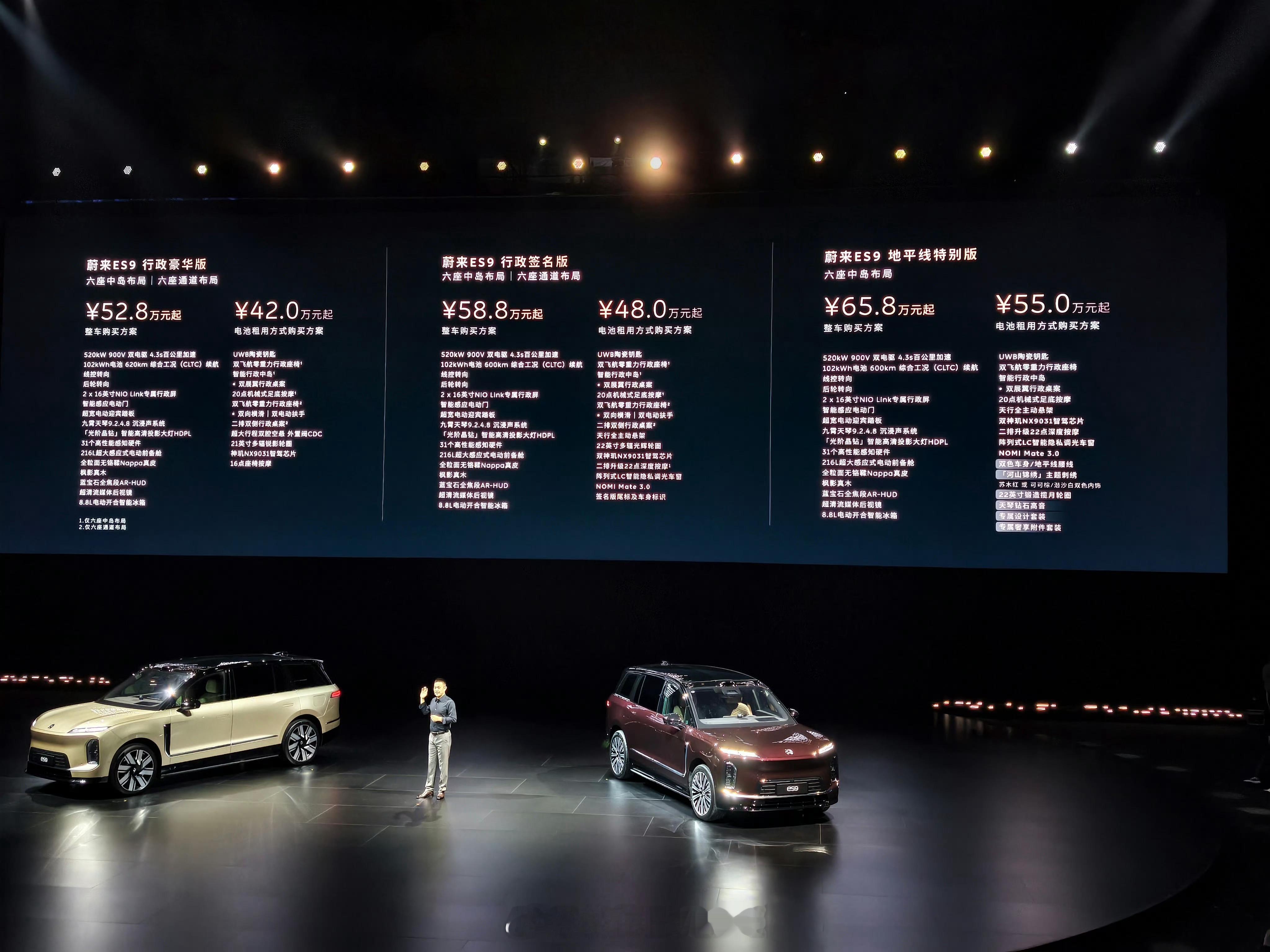 蔚来ES9以前ES8的价格，现在能买ES9了，而且还是预售价格！ 