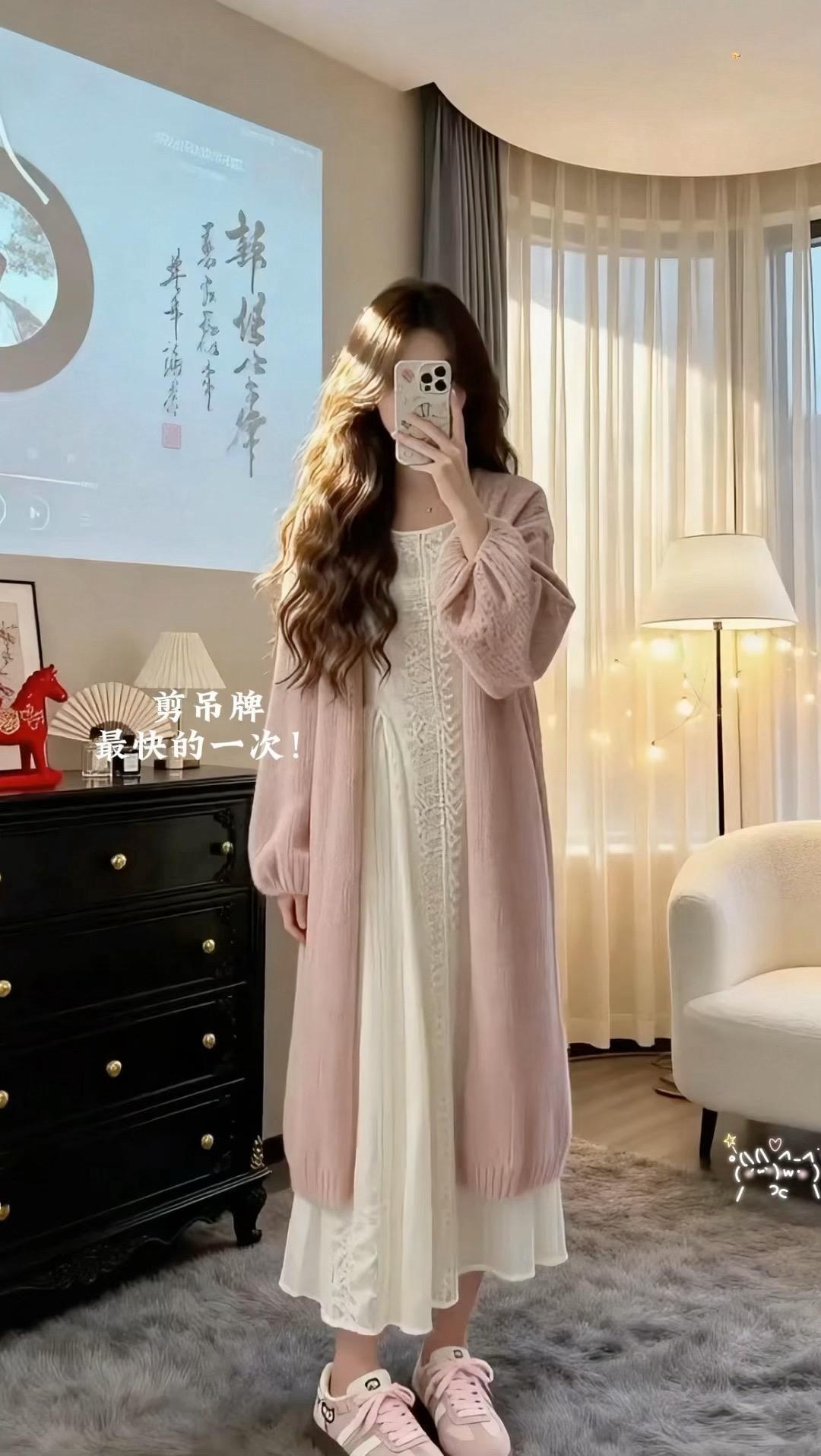 无法拒绝温柔感小裙子 申请入局早春氛围感穿搭 少女感夏日ootd 遮肉显瘦遮肉减