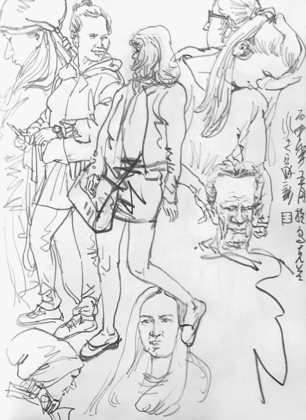 第聂伯河畔的速写时光～王家训乌克兰笔记感受国画的意境之美作品分享