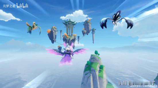 推主chibi0108发帖称，腾讯《元梦之星》新玩法《山海寻灵：捉宠大世界》因地