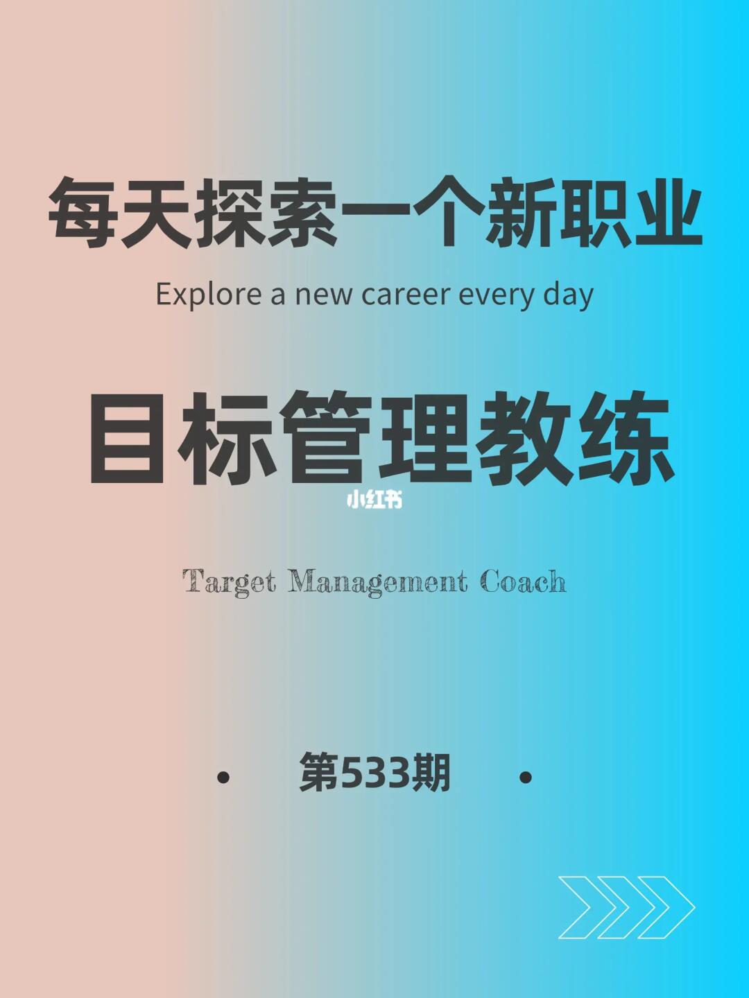 🌍每天探索一个新职业-【目标管理教练】