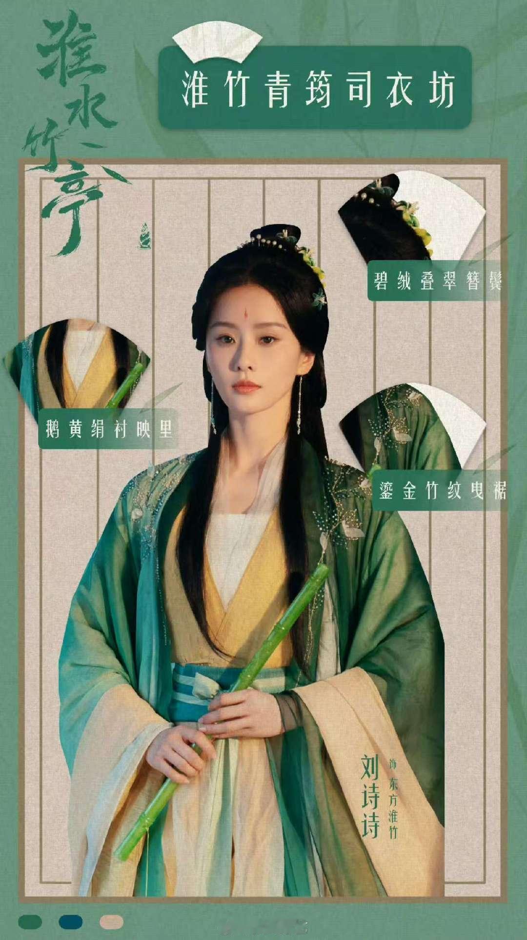 刘诗诗东方淮竹4套LOOK东方淮竹4套look  刘诗诗东方淮竹的4套look?