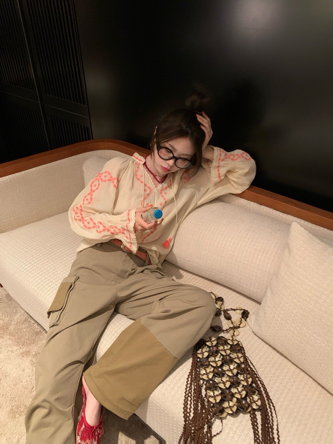 发发我喜欢嘟💗夏天很爱的南法衬衫 天丝苎麻面料 轻盈又好穿配色好温柔!  再来