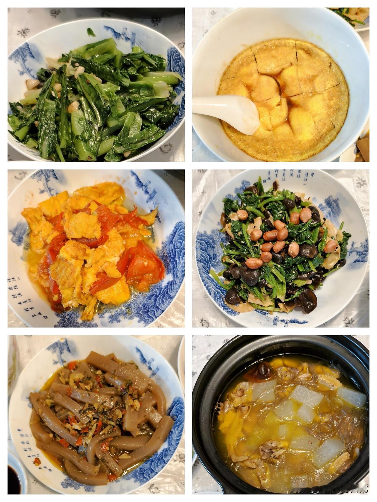 初秋，必须来碗老鸭炖冬瓜汤。

上午与老伴一起去菜市场买了半只老鸭，下午用砂锅炖