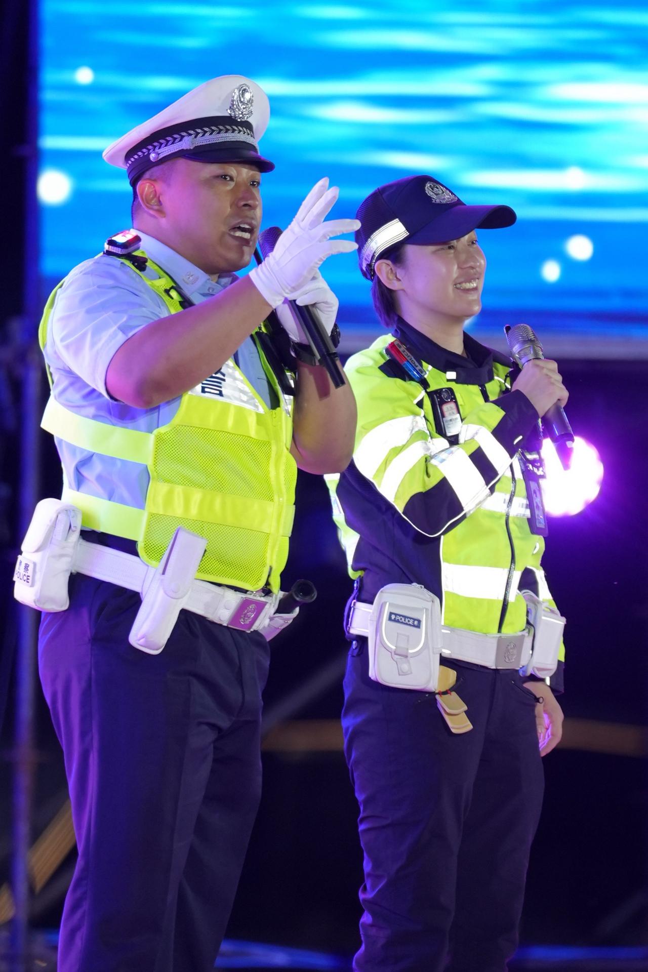 沈阳公安 警民互动现场 北肆乐队猫屿花园