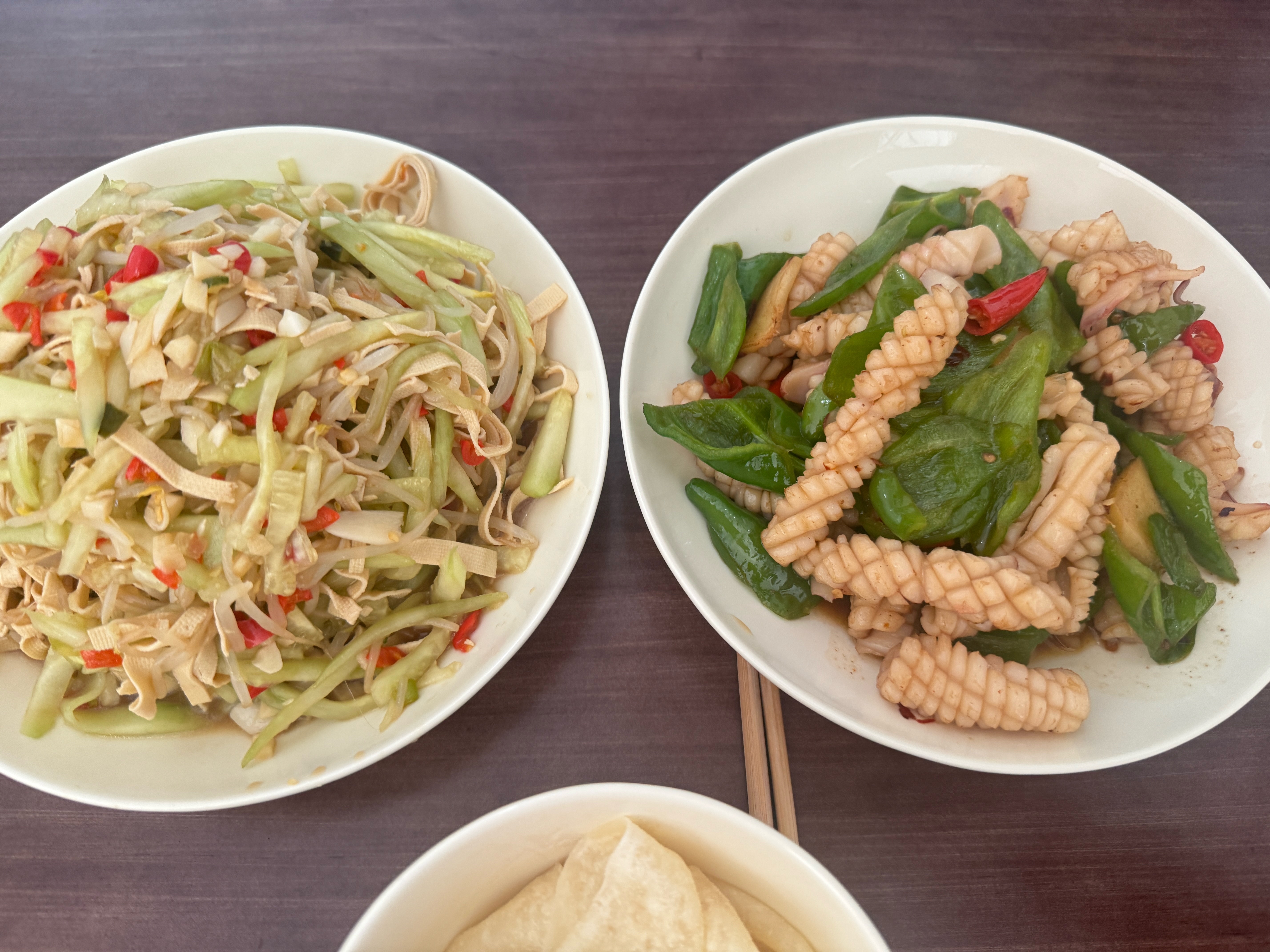 今天吃的比较简单！（并不是）老妈过几天要回家了我且吃且珍惜今天小卷长胖了吗