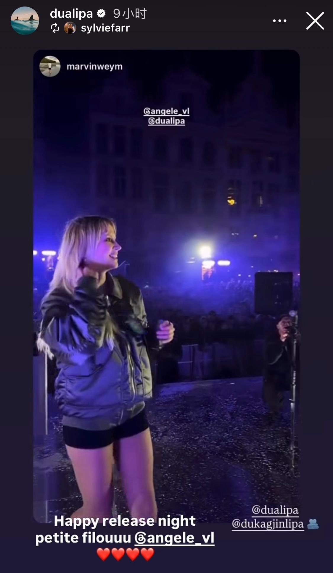 DuaLipa[超话]  嘟嘟后续自己再转发一下，居然还记得与前女友互相之间的昵