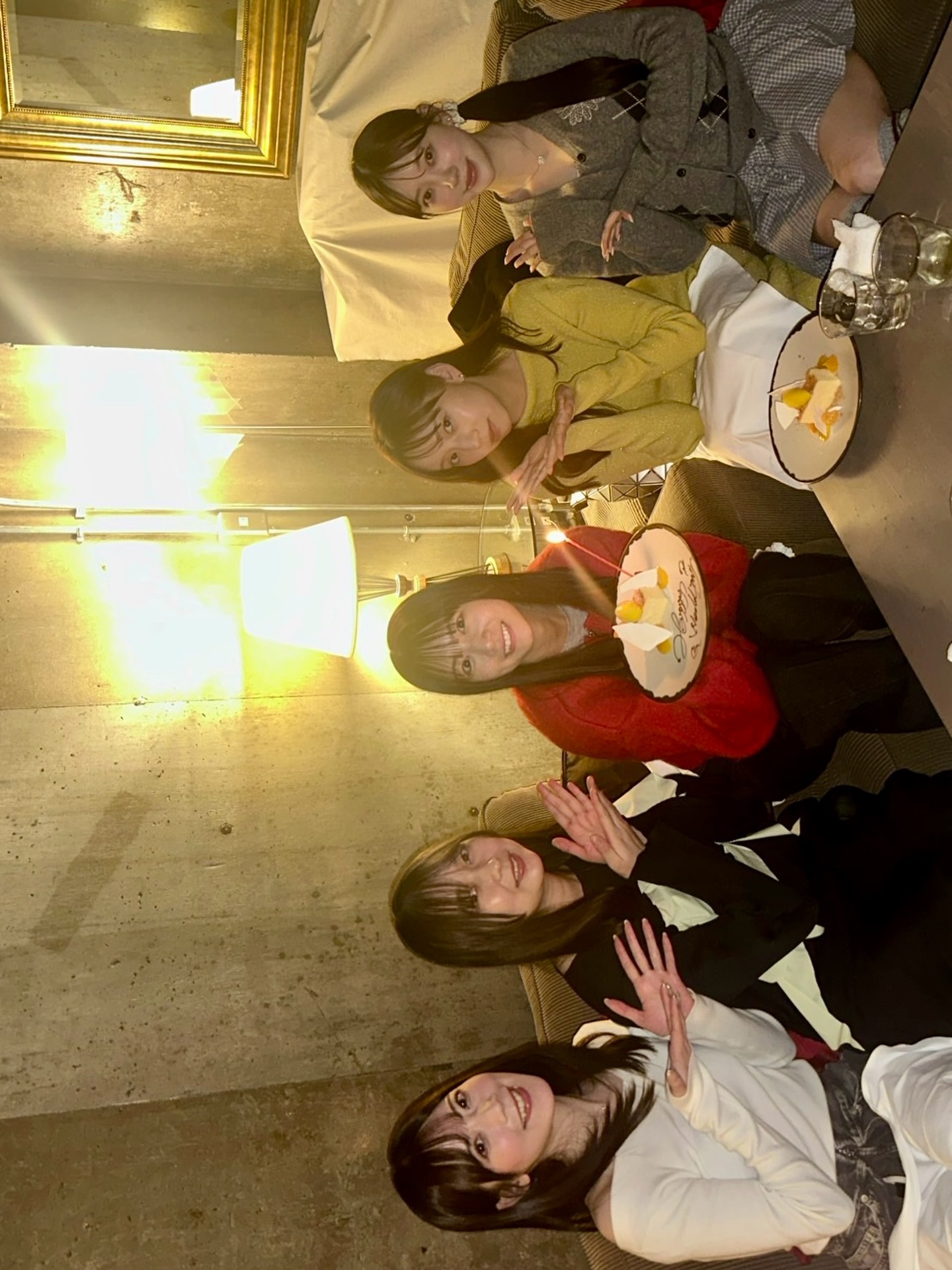 鈴木絢音「北野日奈子ちゃんのお祝いで、新内眞衣ちゃん 西川七海ちゃん 堀未央奈ち