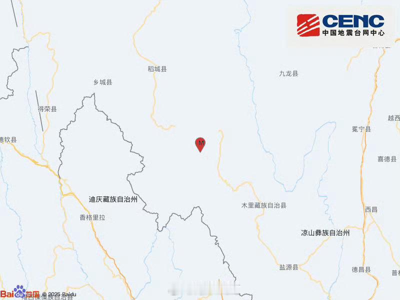 地震快讯中国地震台网正式测定：04月30日03时19分在四川凉山州木里县（北纬2