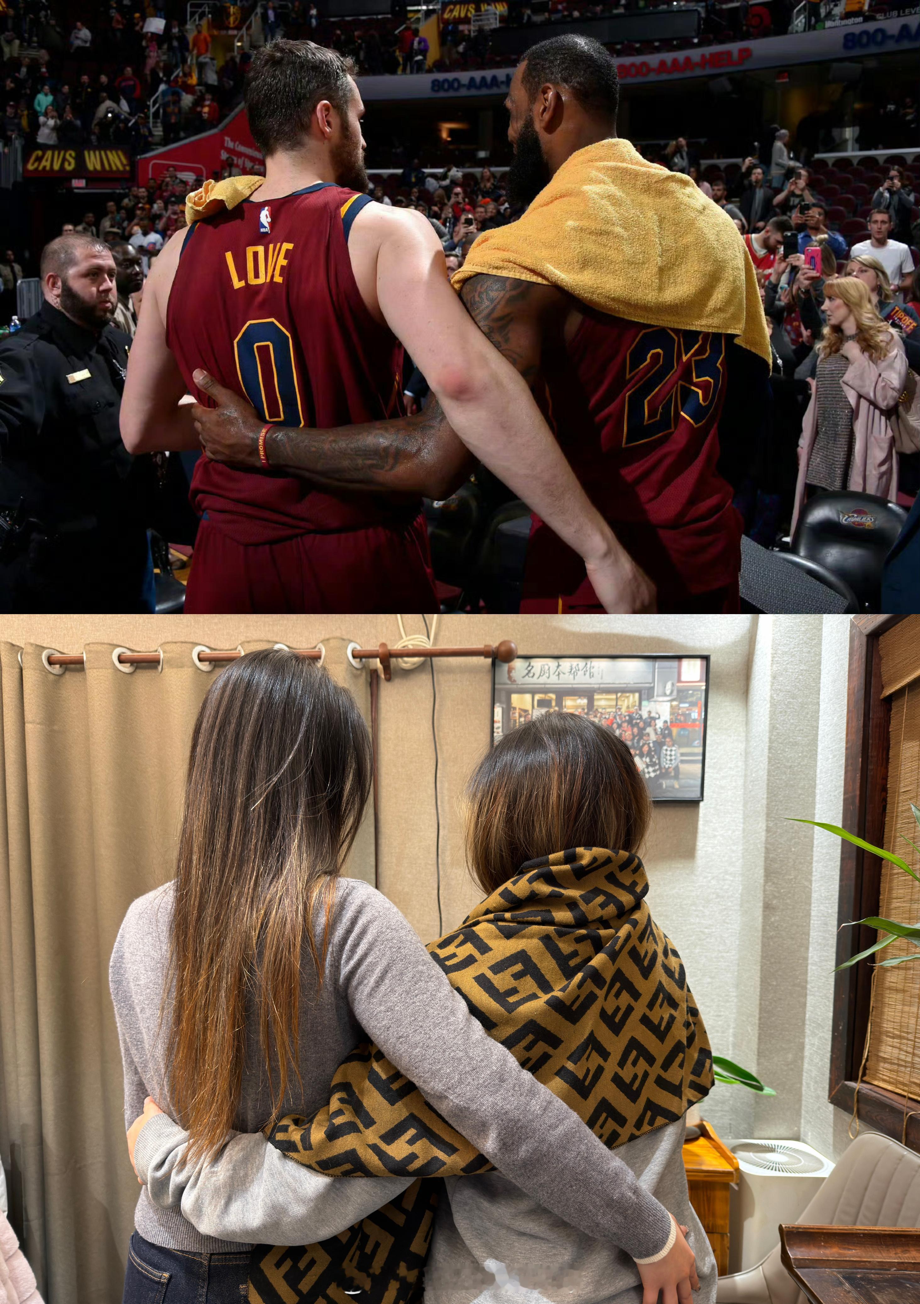 和闺蜜合照不知道摆什么pose时 詹姆斯