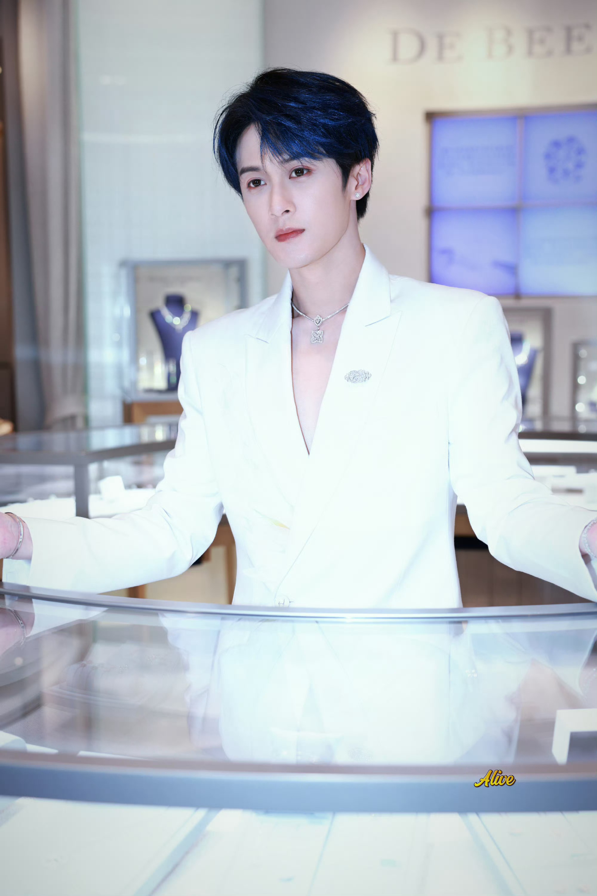 #檀健次戴比尔斯活动路透#此等精致美貌❕❕檀健次你帅、特别帅、、 ​​​