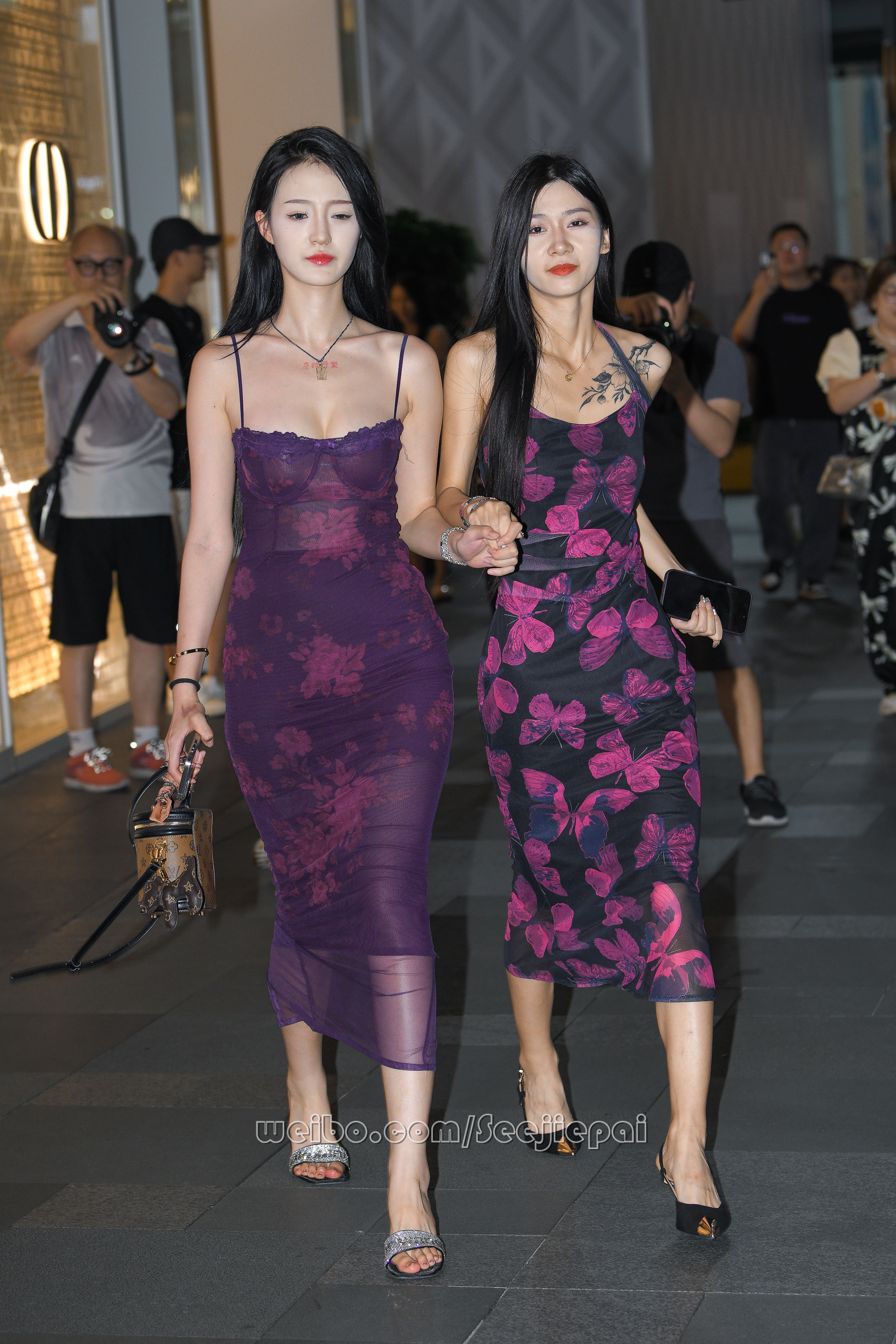 复古风修身长裙~~ 