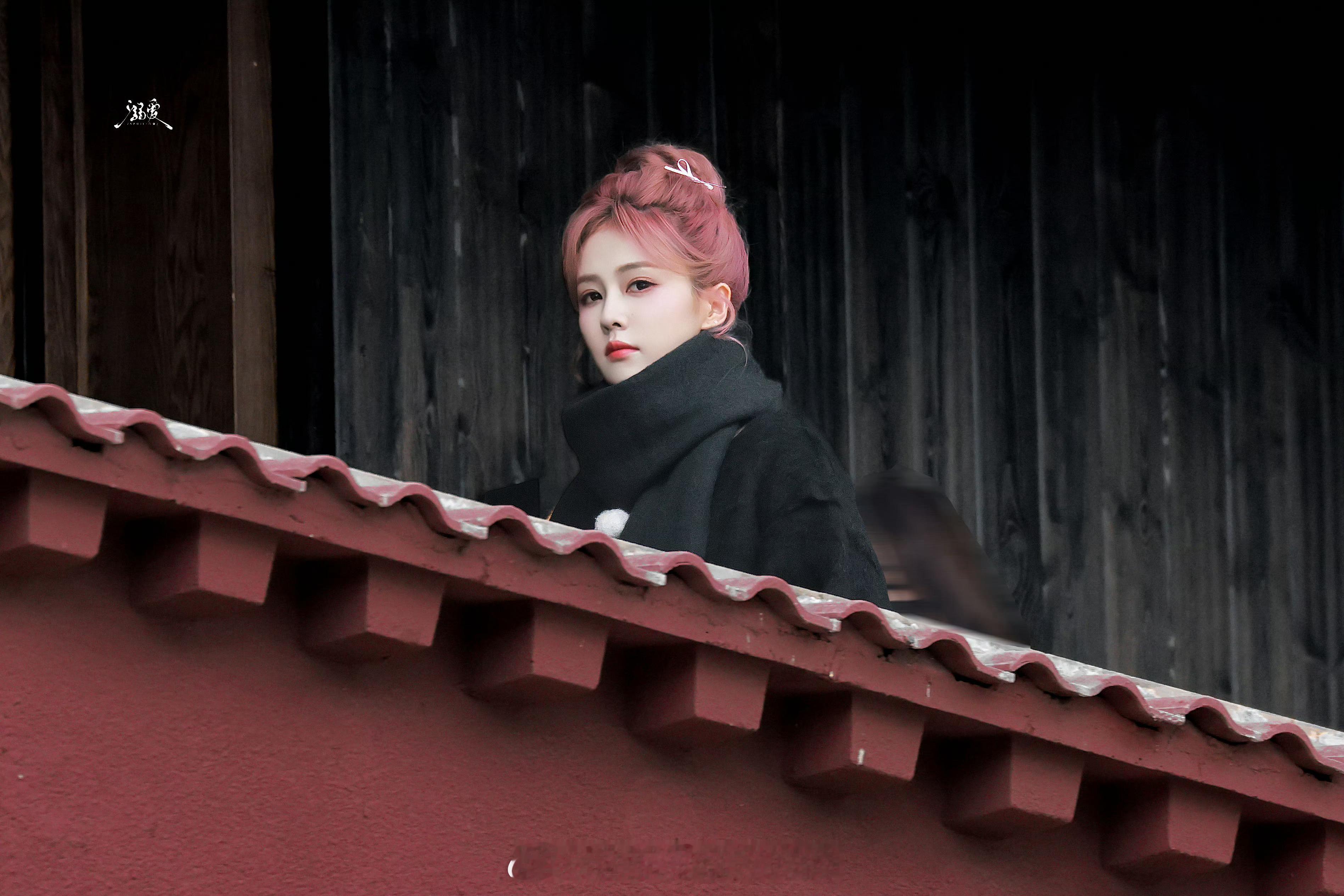 白鹿跑男今日路透饭拍，好漂亮 ​​​