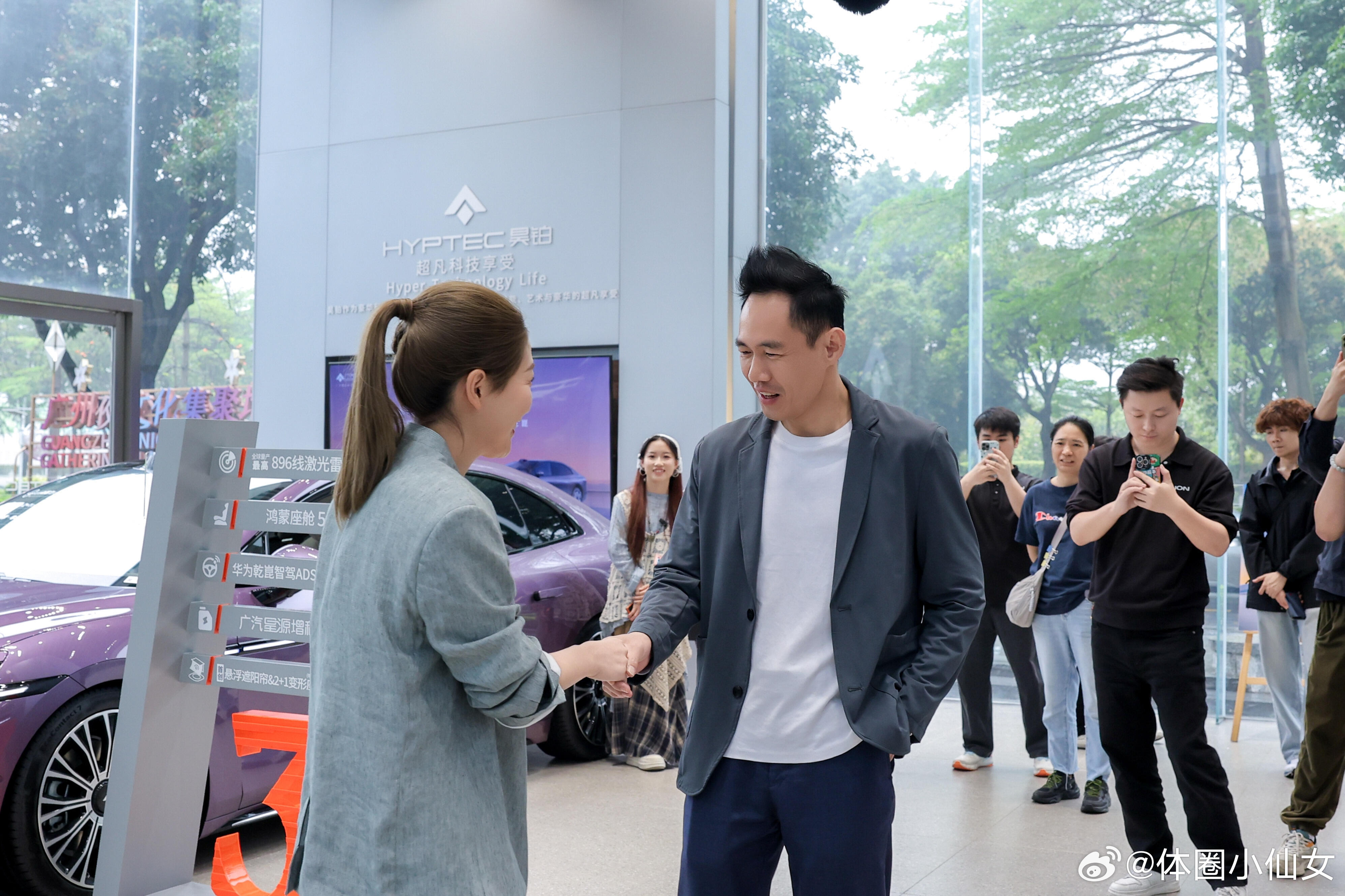 林高远刚刚官宣成为埃安 N60 的美学代言人！刘诗雯立马打卡！本人超好看！ 