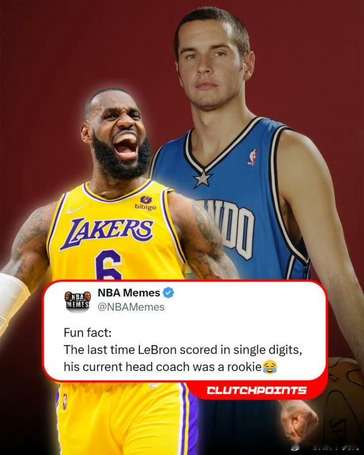 震惊！来看看詹姆斯第一次得分未上双的比赛联盟都是什么样的！詹姆斯上一次常规赛得分