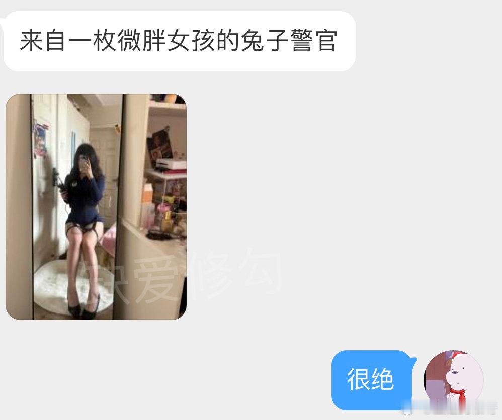 来自一枚微胖女孩的兔子警官 ​​​