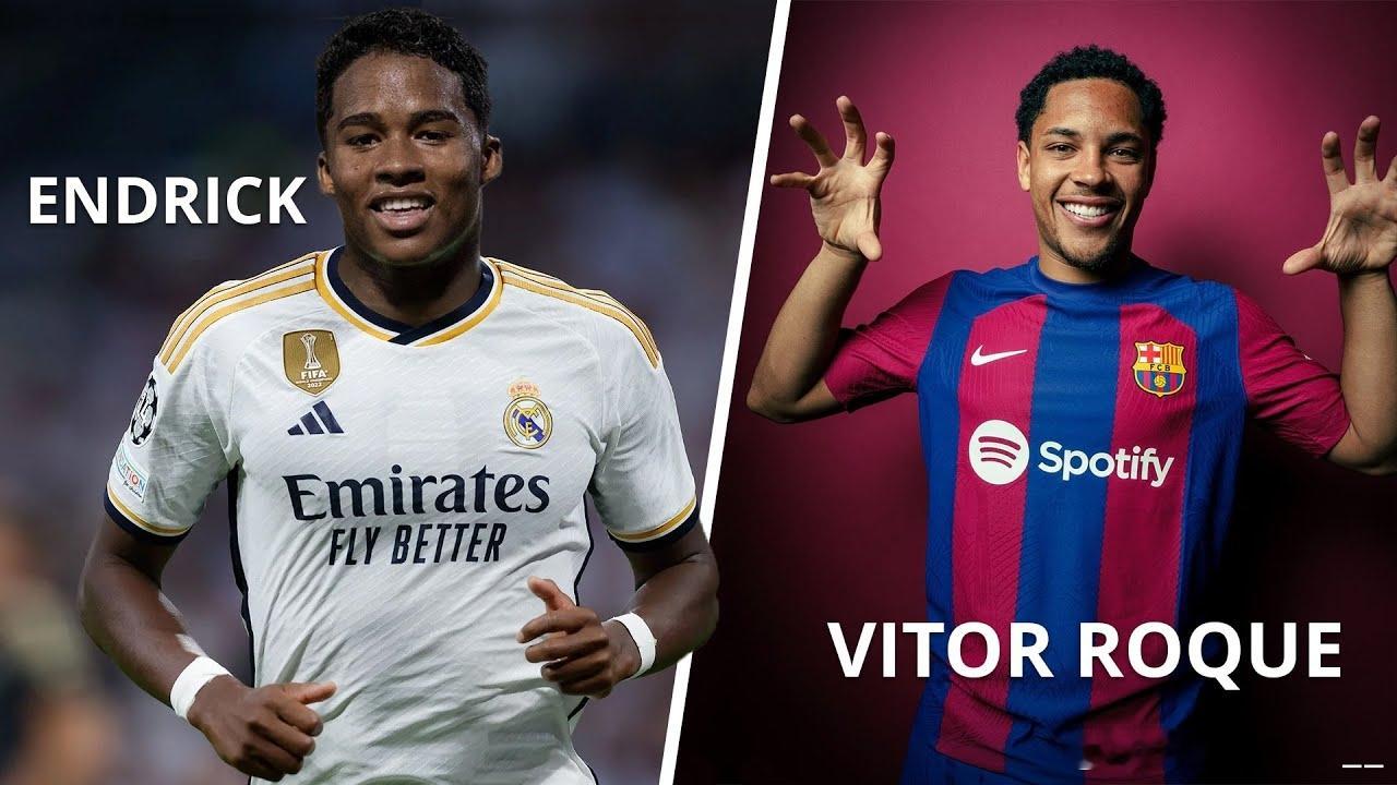 闯荡欧洲不易！巴西双星：北京时间今天凌晨，恩德里克租借加盟里昂，租借费最高100