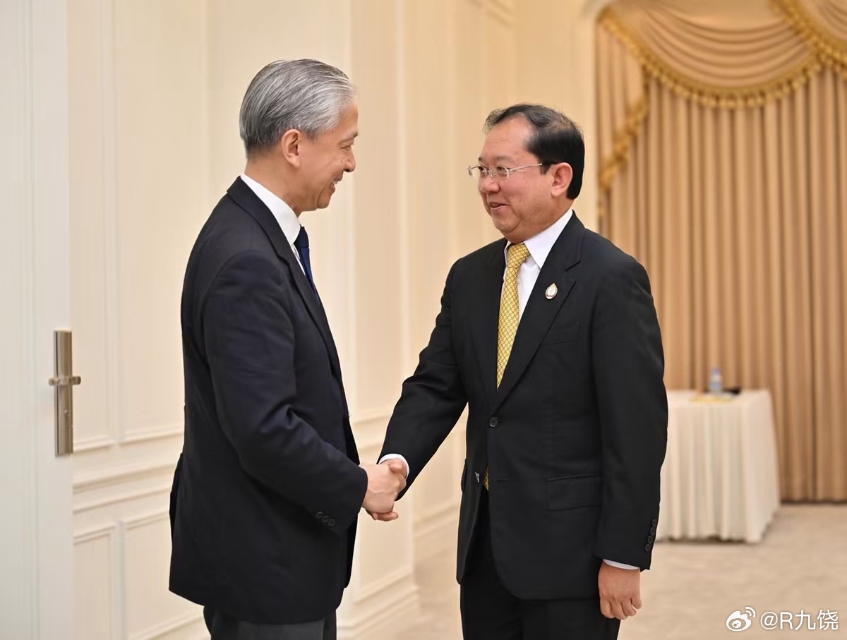 汪文斌  汪大使等今日为当地健康部中医医学生举行的仪式。 
