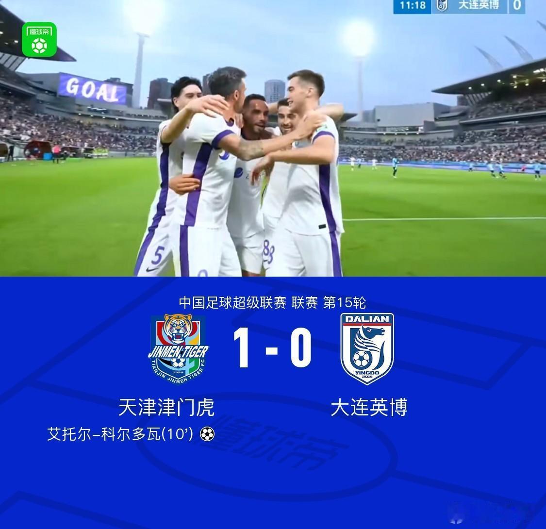 天津津门虎1-0大连英博，看完比赛有三点切身感受。
1.大连是不想赢吧
大连的表