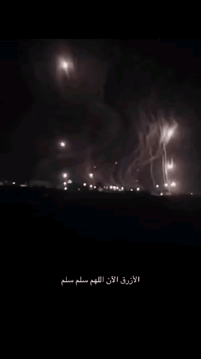 约旦百姓“好福气”，这烟花秀，不是谁都能看到，上去一枚爱国者拦截弹，就得几百万美