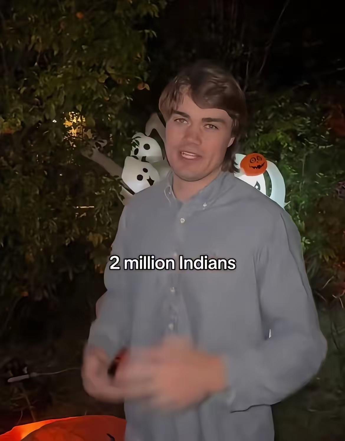 一个美国人在万圣节这天说了一个地狱级笑话：印度人可以向全球所有国家，每个国家运送