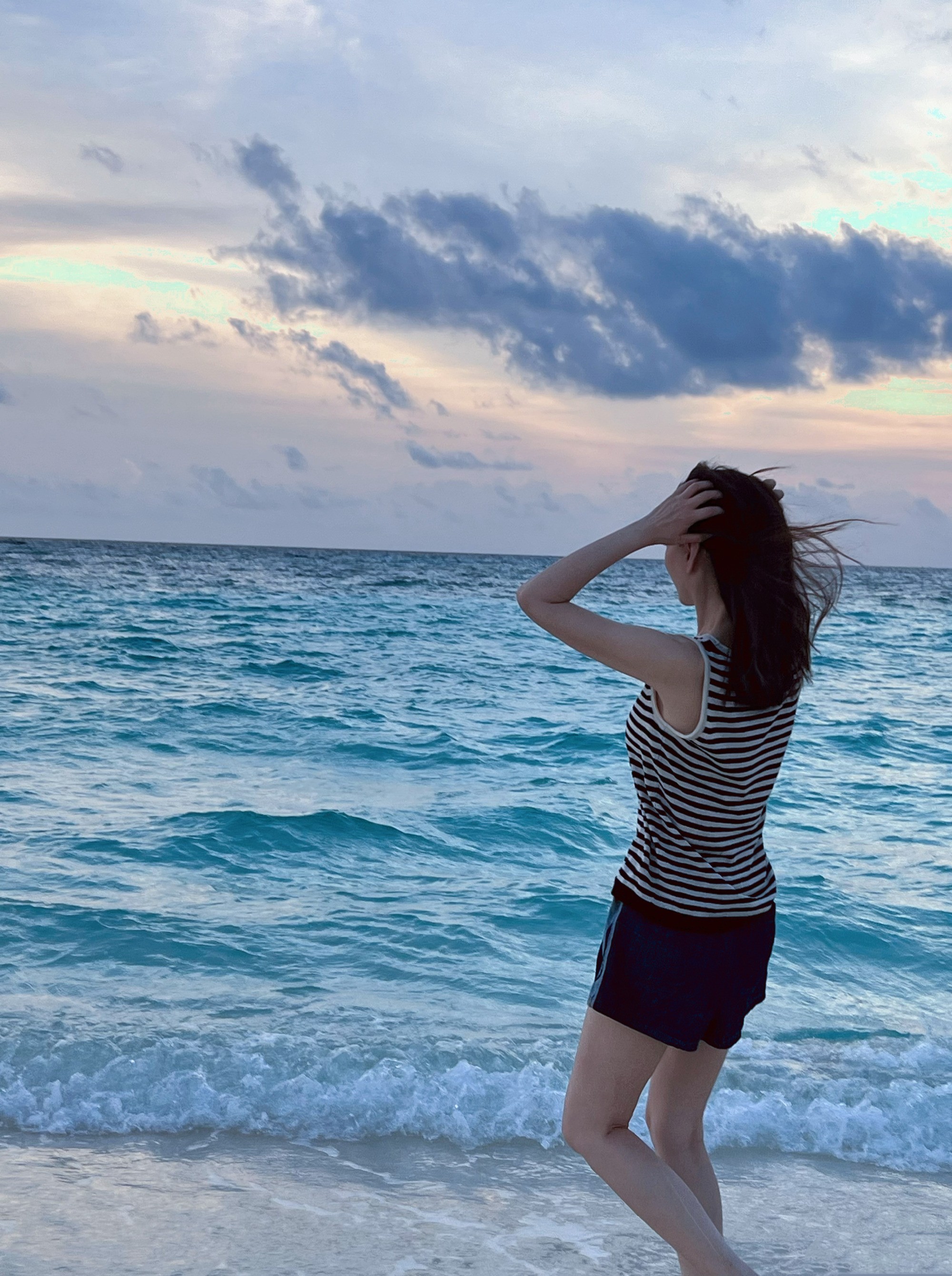 李小冉姐姐，算逆生长了吧，快50了状态真好。李小冉