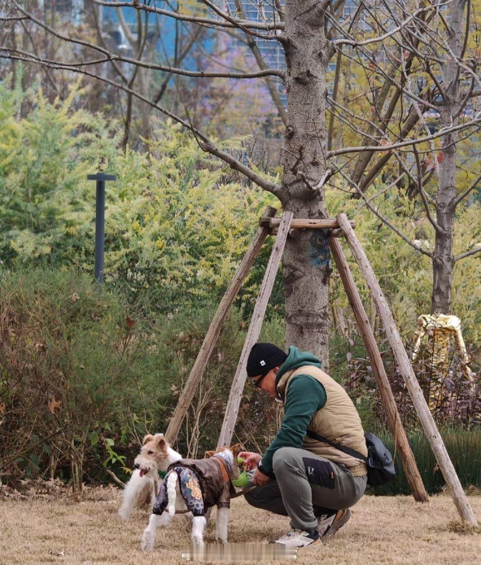 发现一枚爱狗狗的帅气大哥