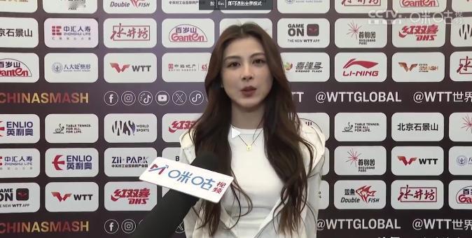 备受瞩目的演艺界明星@王伊瑶Scarlett 荣幸地受邀亲临WTT中国大满贯的壮