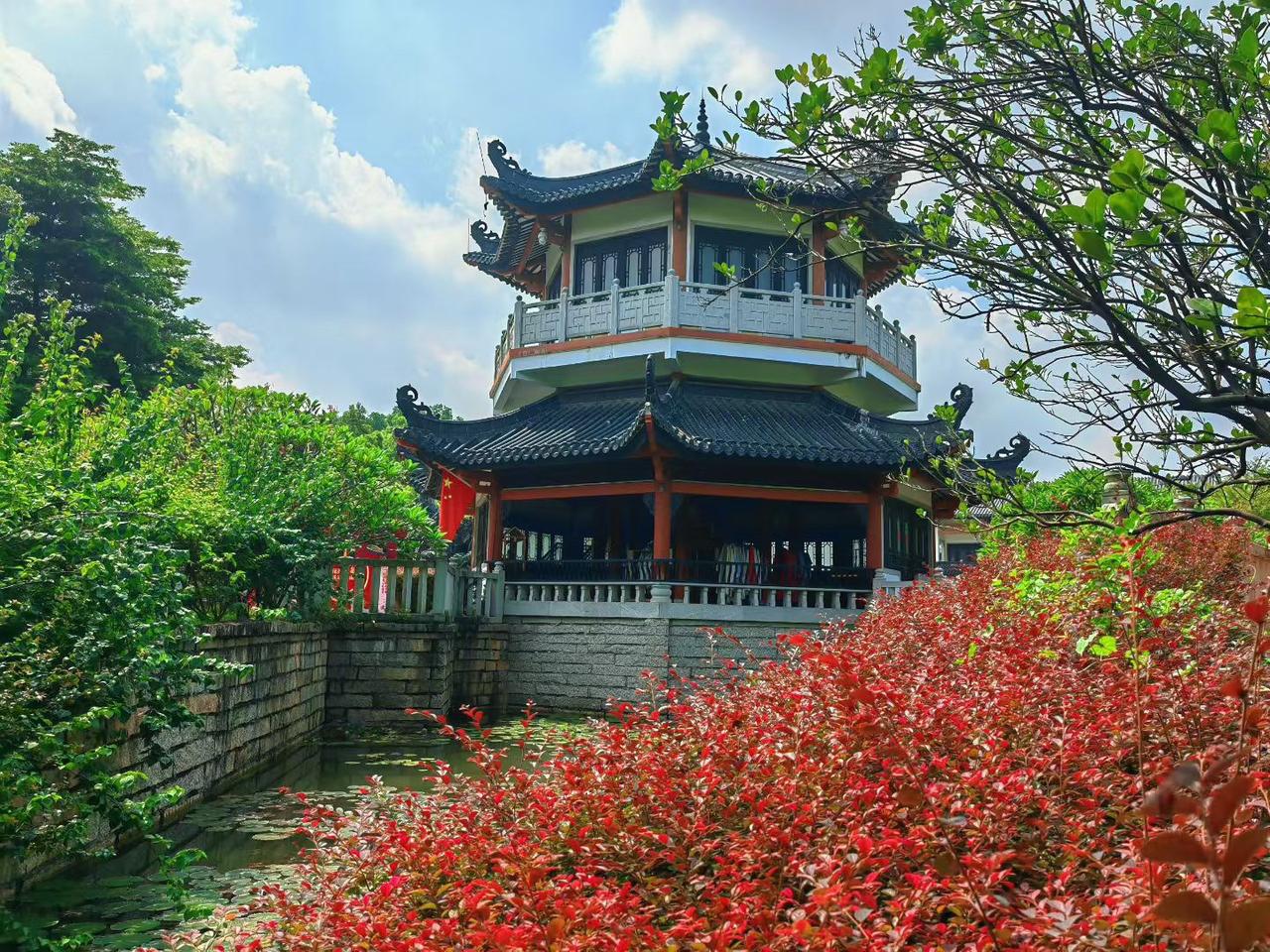 算是小众的地方，广州花都湖。