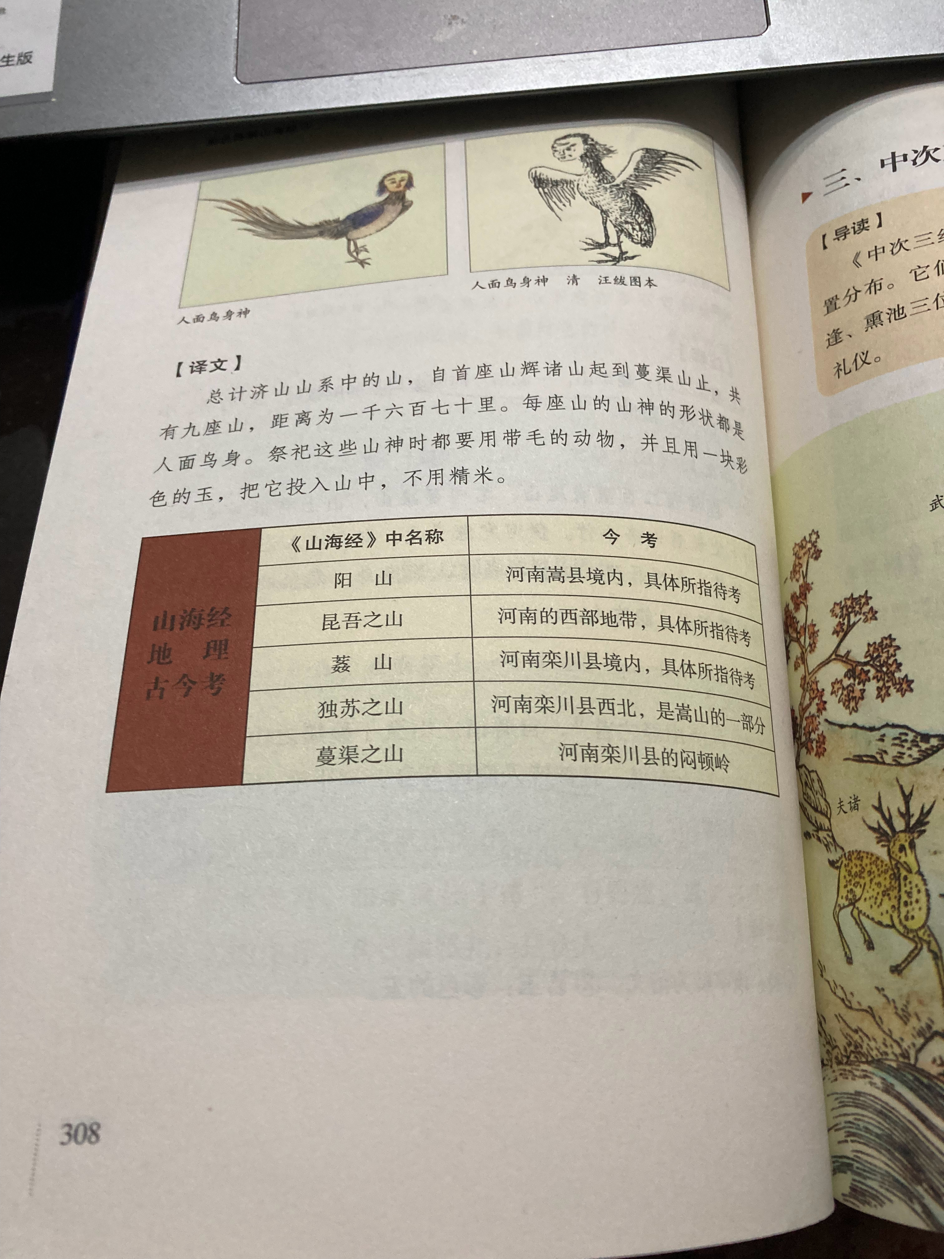 #杨紫国色芳华##特别陪伴杨紫何惟芳160天# 读书77天《山海经》读到308页