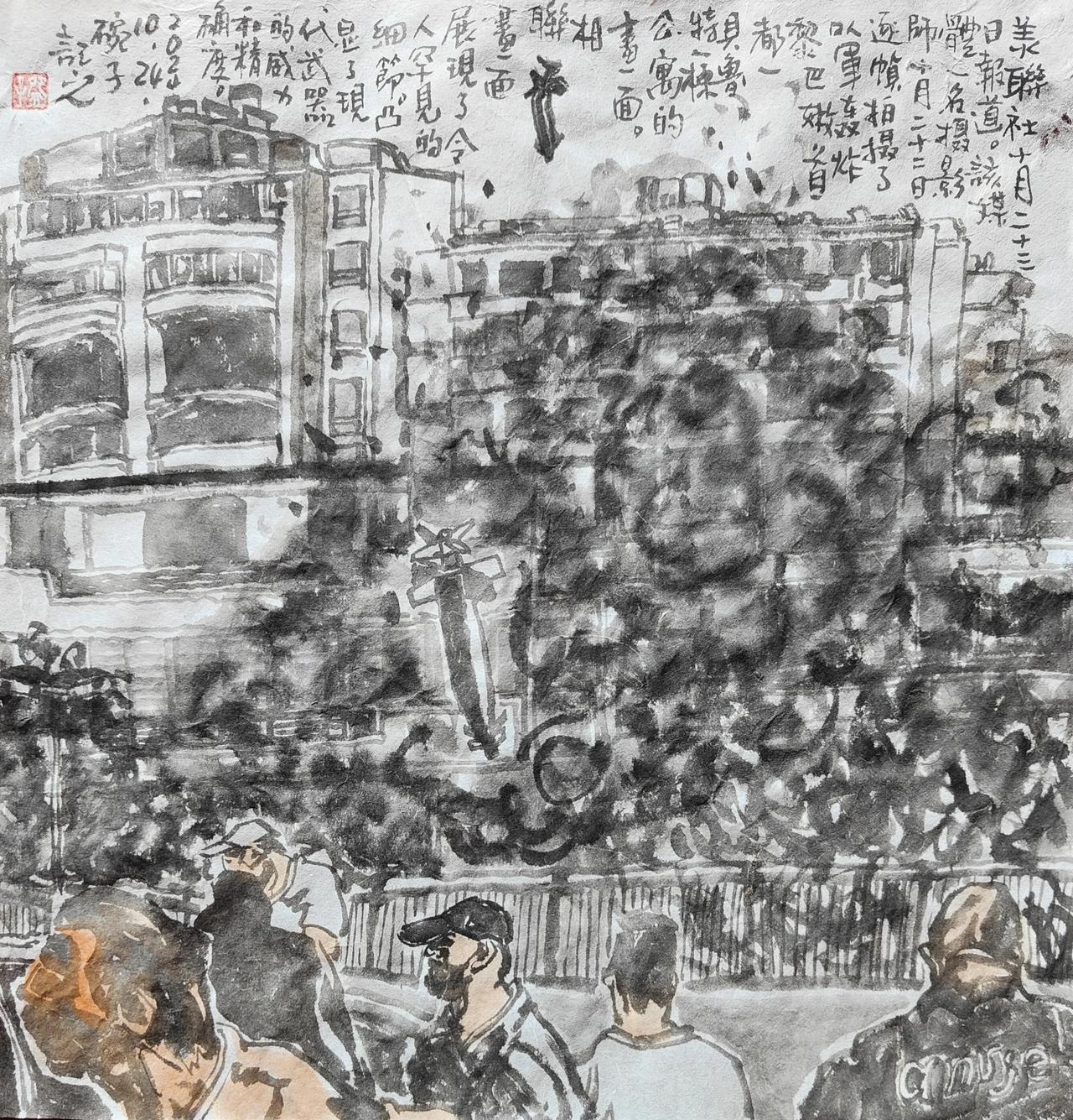 2024碗子记事：美联社10月23日报道，该媒体一名摄影师10月22日逐帧拍摄了