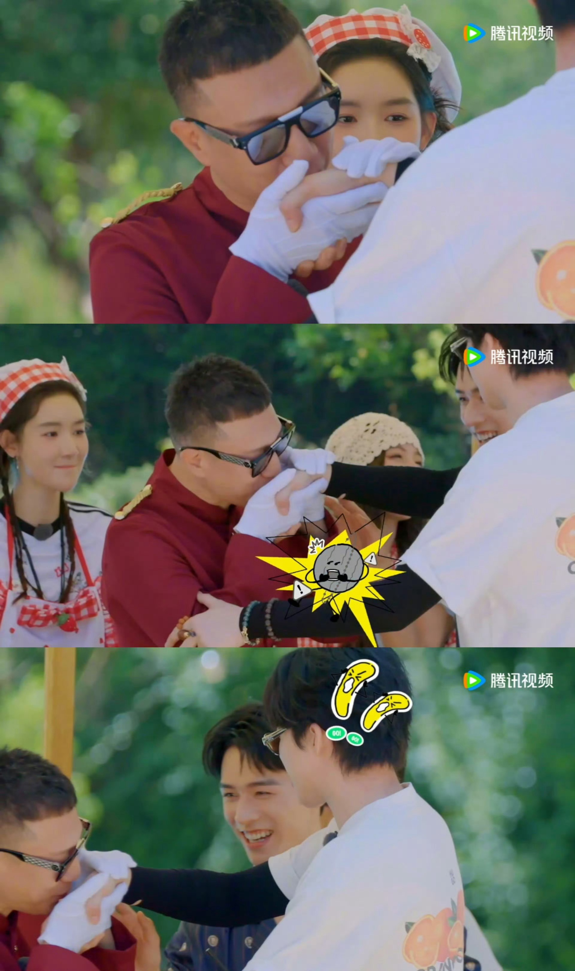 孙红雷猝不及防给刘宇宁一个吻手礼 早就说了孙红雷玩游戏有自己的一套邪修[笑cry