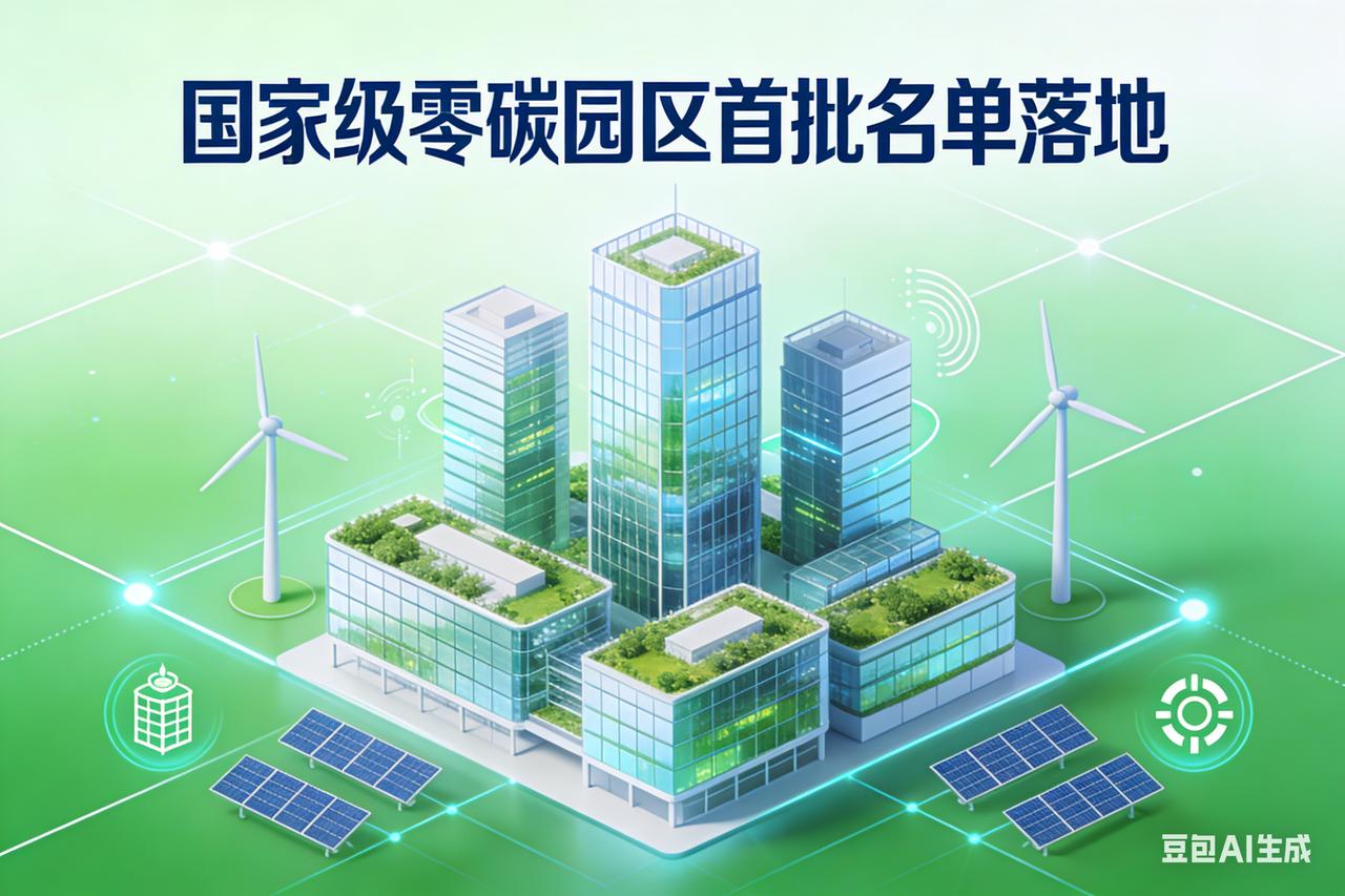 52 个园区入选！国家级零碳园区首批名单落地
近日，国家发展改革委办公厅、工业和
