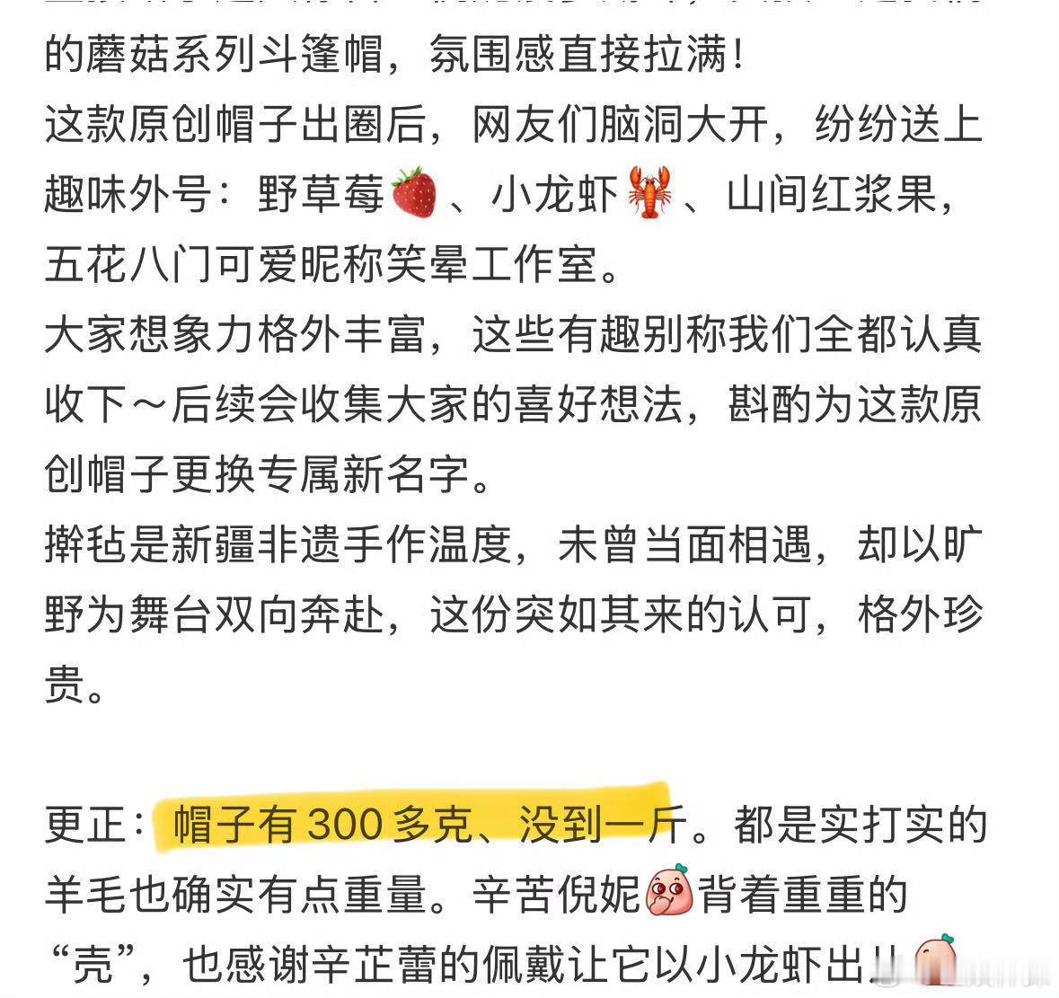 倪妮的帽子有半斤重向野的我们半斤重非遗编织羊毛帽上身！倪妮《向野的我们》户外路透