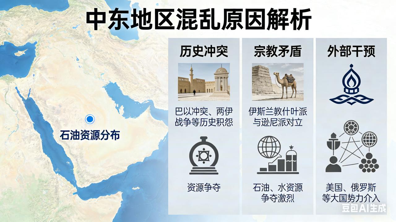 中东为啥这么混乱？这得从根子上找原因。一战后西方殖民瓜分是底层原罪。1916年英