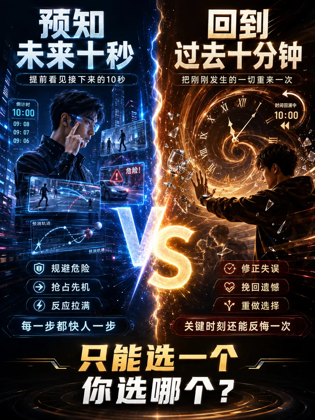 预知未来or回到过去，你会选那个？