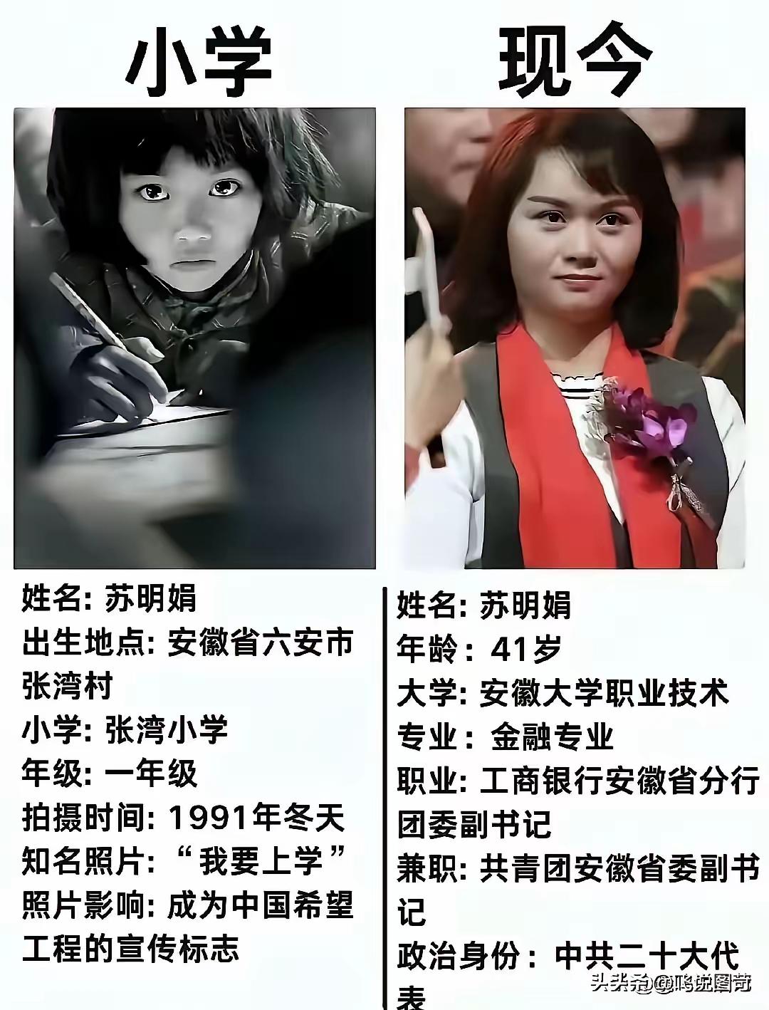 这算不上读书改变命运的“杰出代表”，从一个安徽农村的女娃，一步步走上领导岗位，还