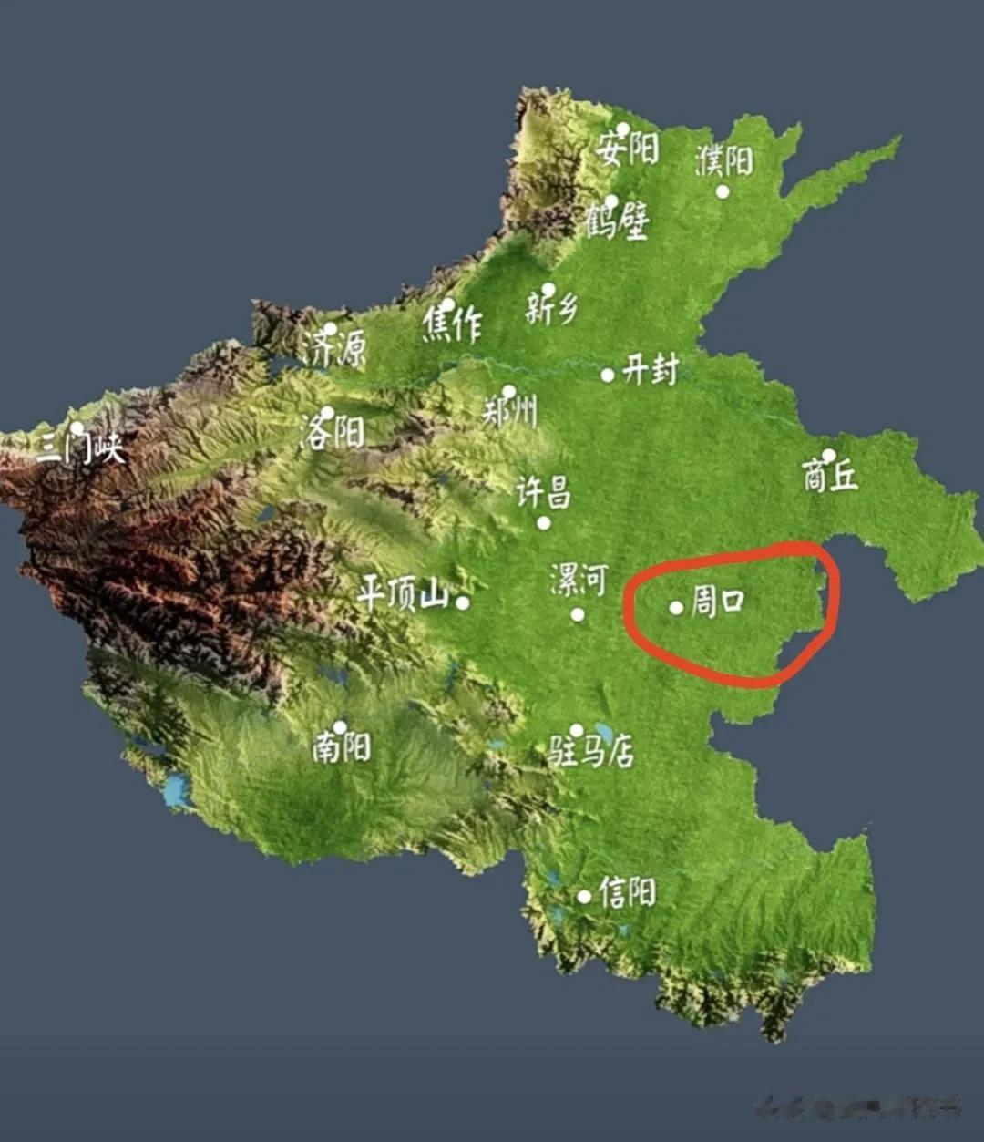 河南周口地理位置优越 土地肥沃沃野千里 又是粮仓 竟然很少有朝代在此地定都